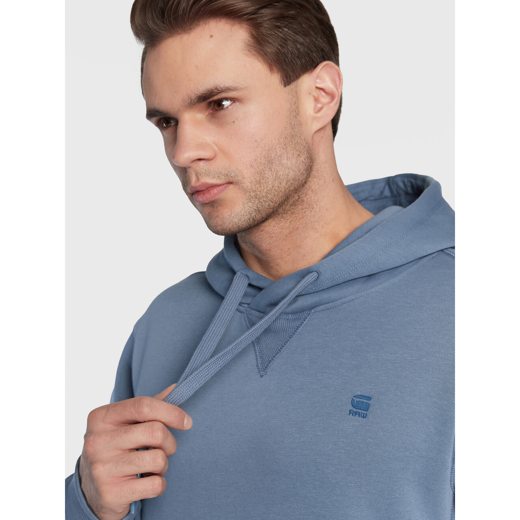 G-Star Raw Суитшърт Premium Core D16121-C235-2182 Син Regular Fit - Pepit.bg