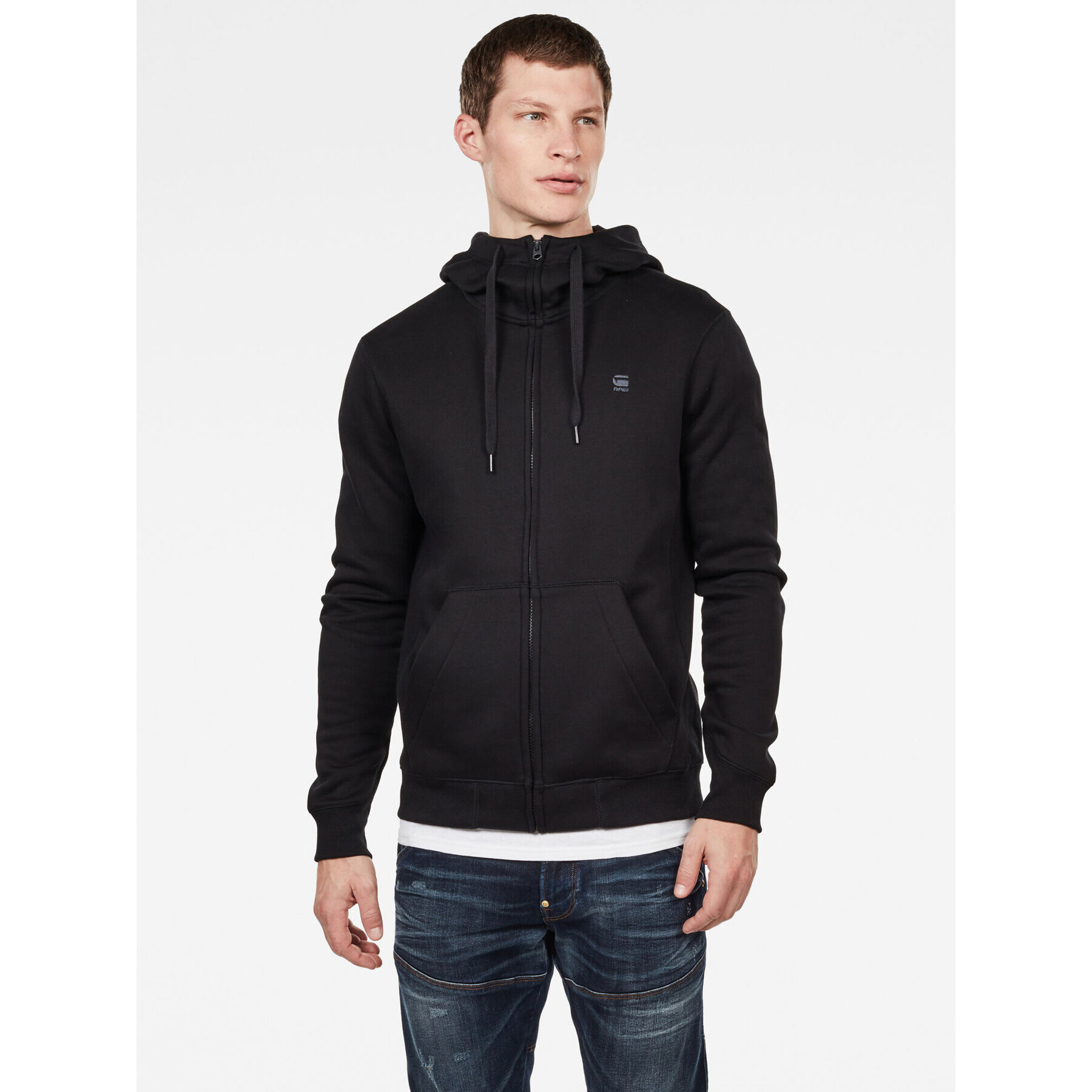 G-Star Raw Суитшърт Premium Core D16122-C235-6484 Черен Regular Fit - Pepit.bg