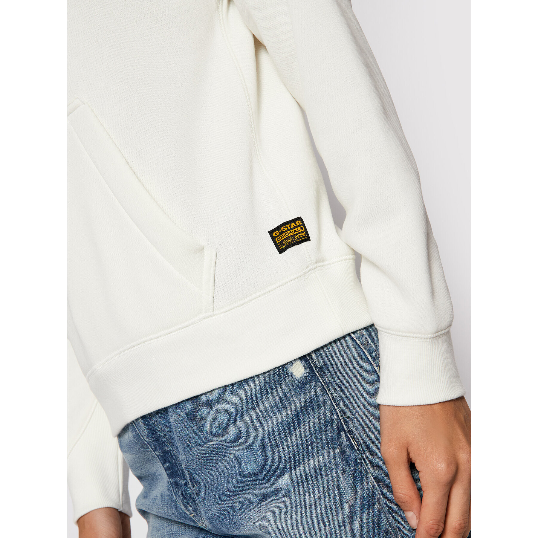 G-Star Raw Суитшърт Premium Core D20757-C235-111 Екрю Regular Fit - Pepit.bg