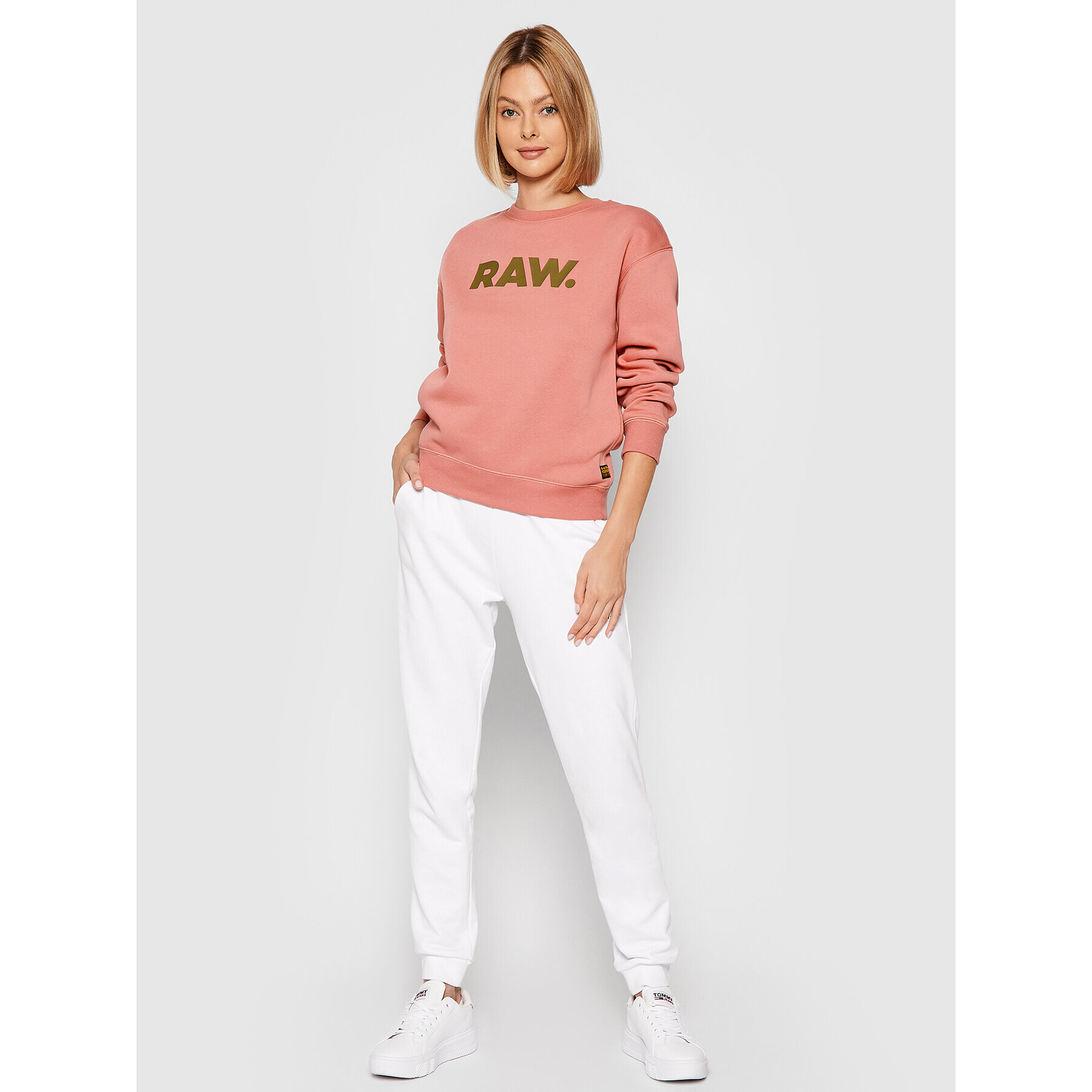 G-Star Raw Суитшърт Premium Core D20759-C235-3479 Розов Regular Fit - Pepit.bg