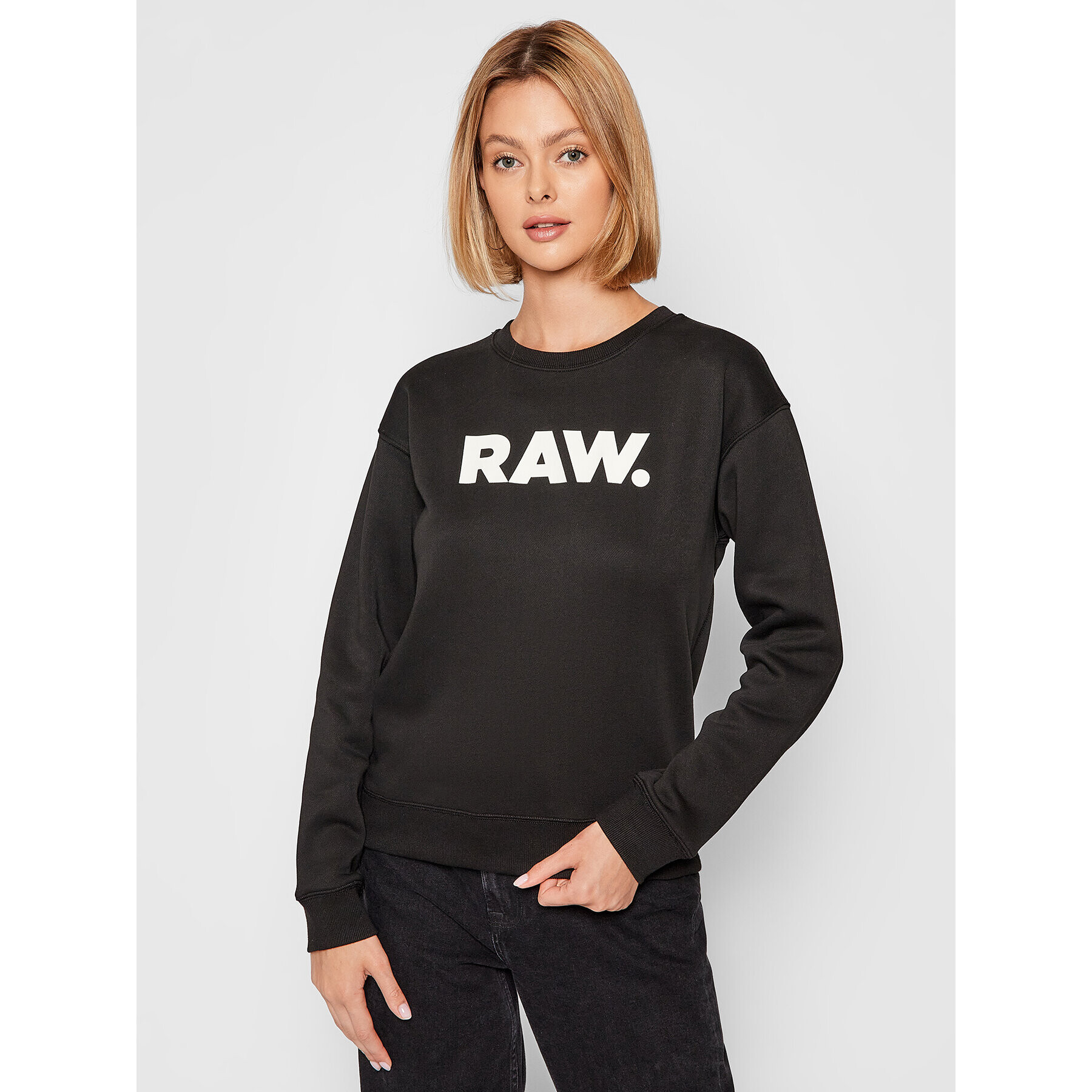 G-Star Raw Суитшърт Premium Core D20759-C235-6484 Черен Regular Fit - Pepit.bg