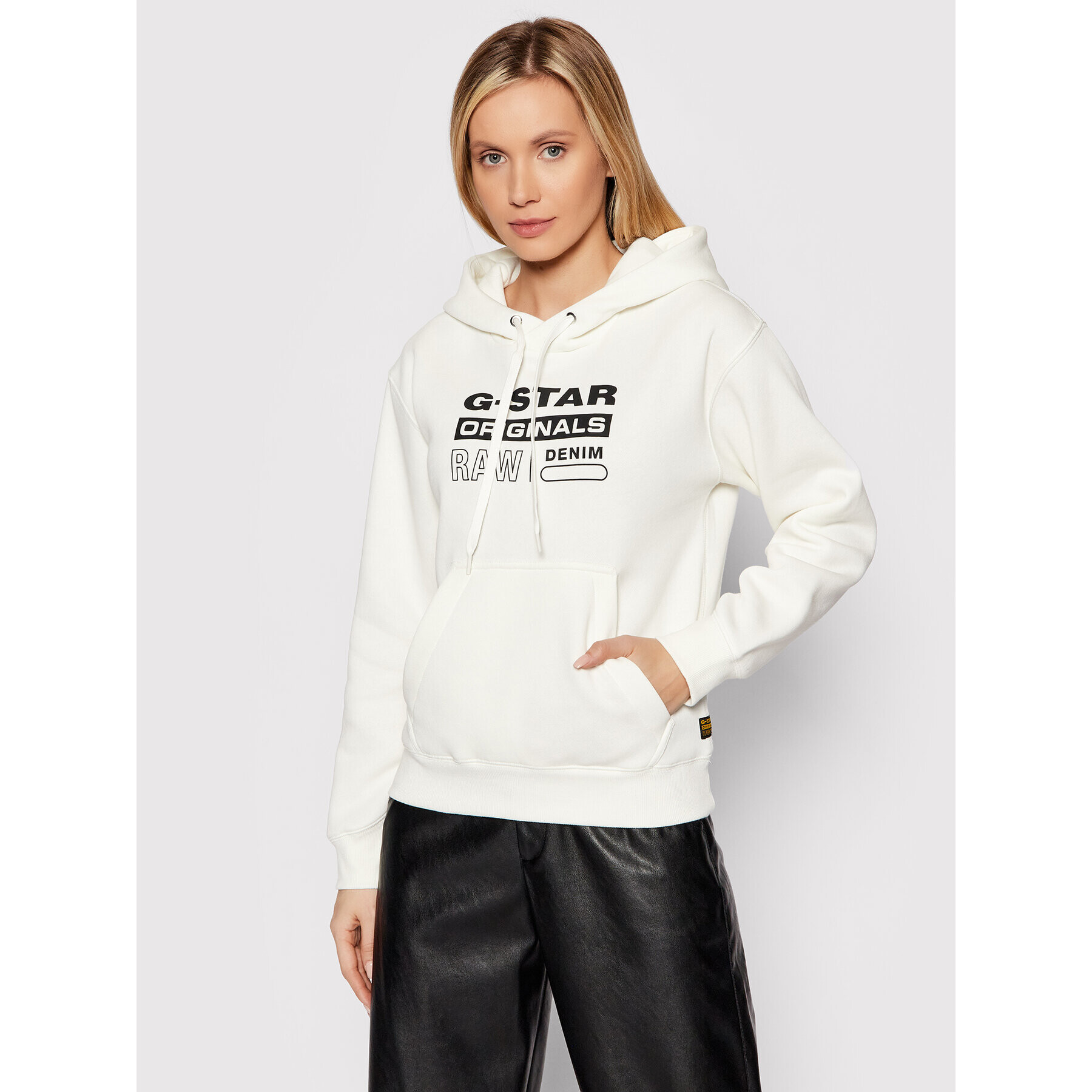 G-Star Raw Суитшърт Premium Core D20760-C235-111 Екрю Regular Fit - Pepit.bg