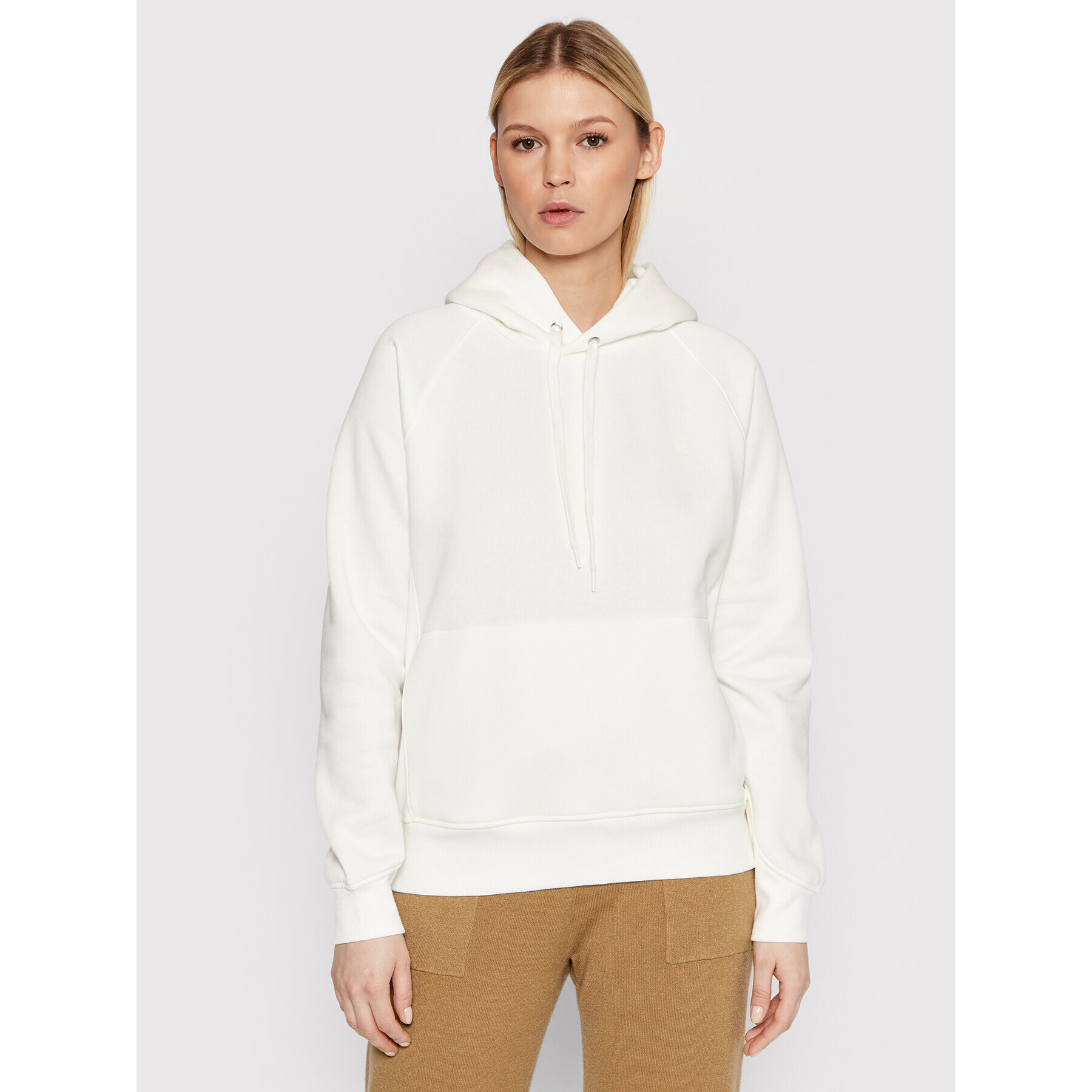 G-Star Raw Суитшърт Premium Core D21255-C235-111 Бял Straight Fit - Pepit.bg