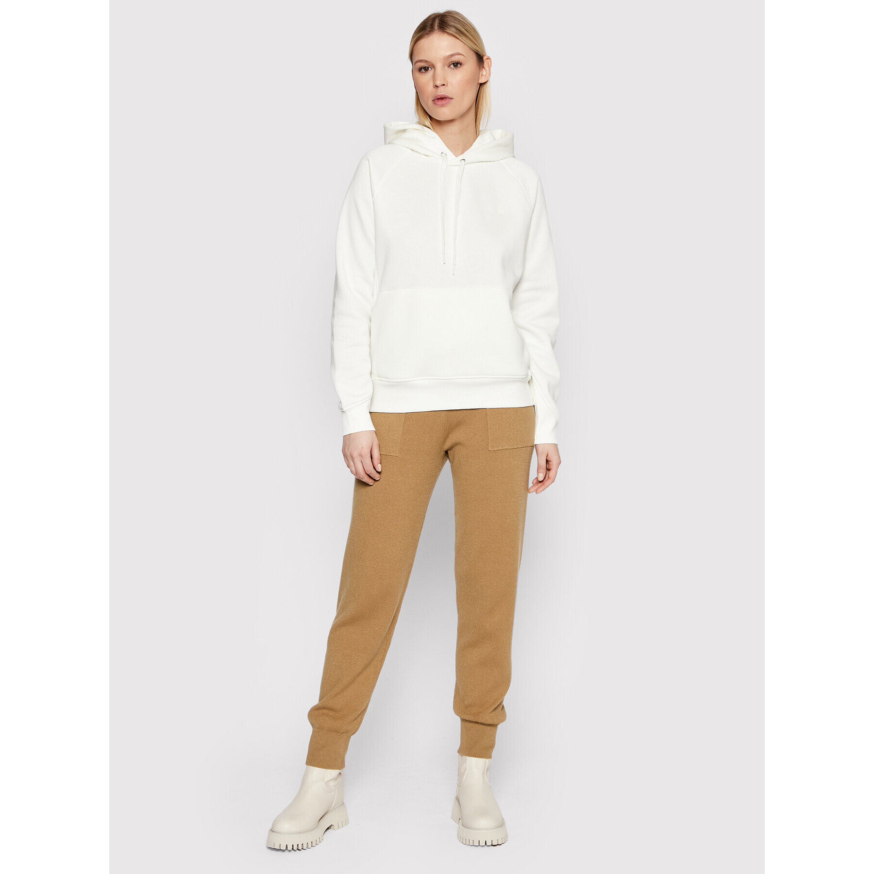 G-Star Raw Суитшърт Premium Core D21255-C235-111 Бял Straight Fit - Pepit.bg