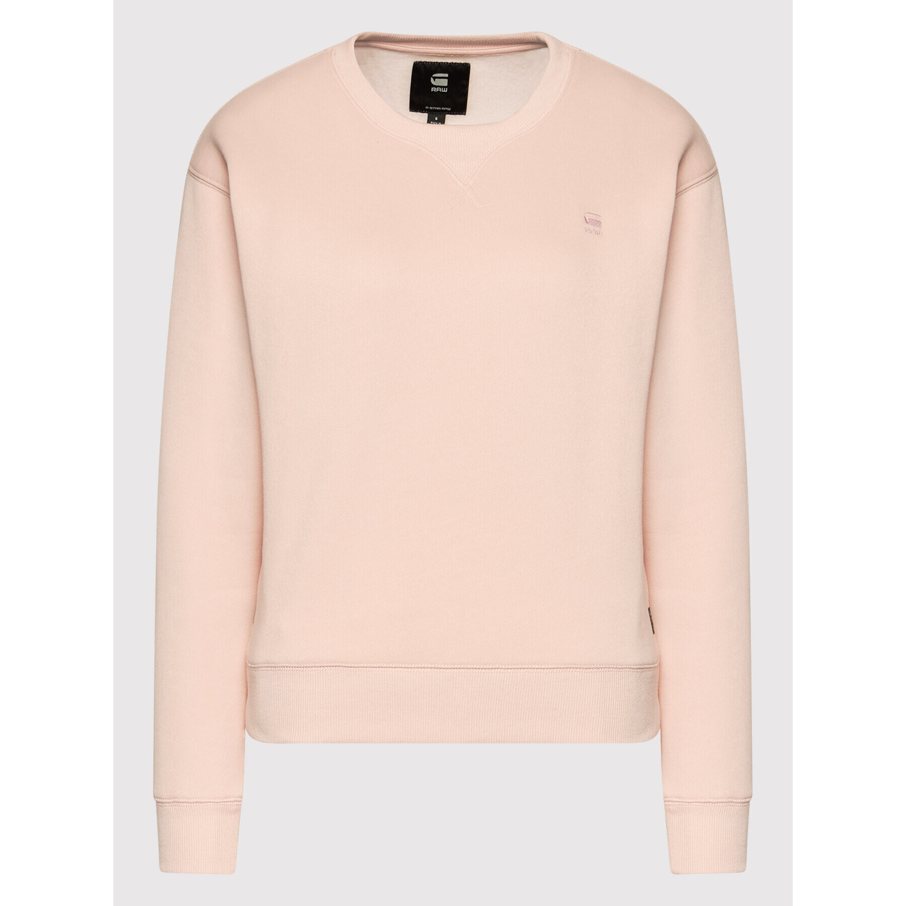 G-Star Raw Суитшърт Premium Core Розов Regular Fit - Pepit.bg