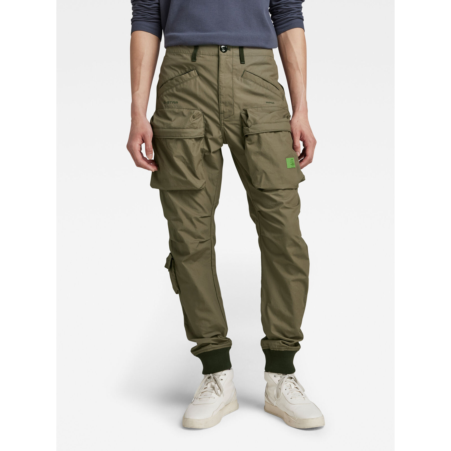 G-Star Raw Текстилни панталони D19706-A790-273 Зелен Tapered Fit - Pepit.bg