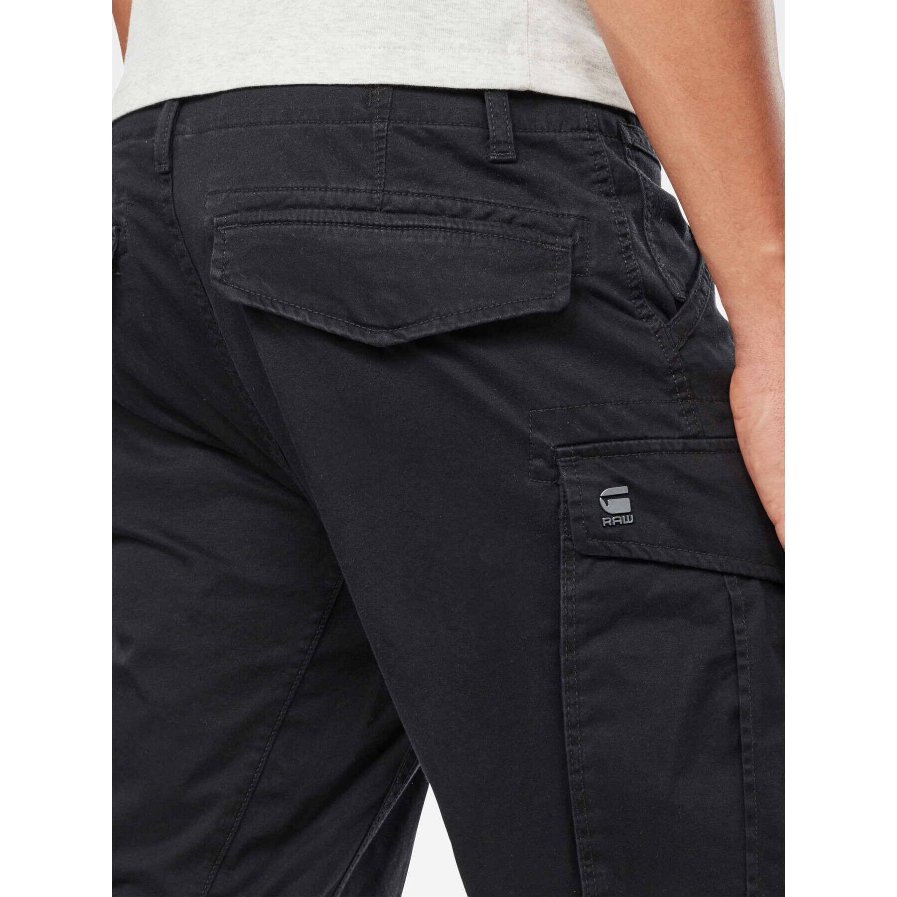 G-Star Raw Текстилни панталони Rovic D02190-5126-6484 Черен Tapered Fit - Pepit.bg