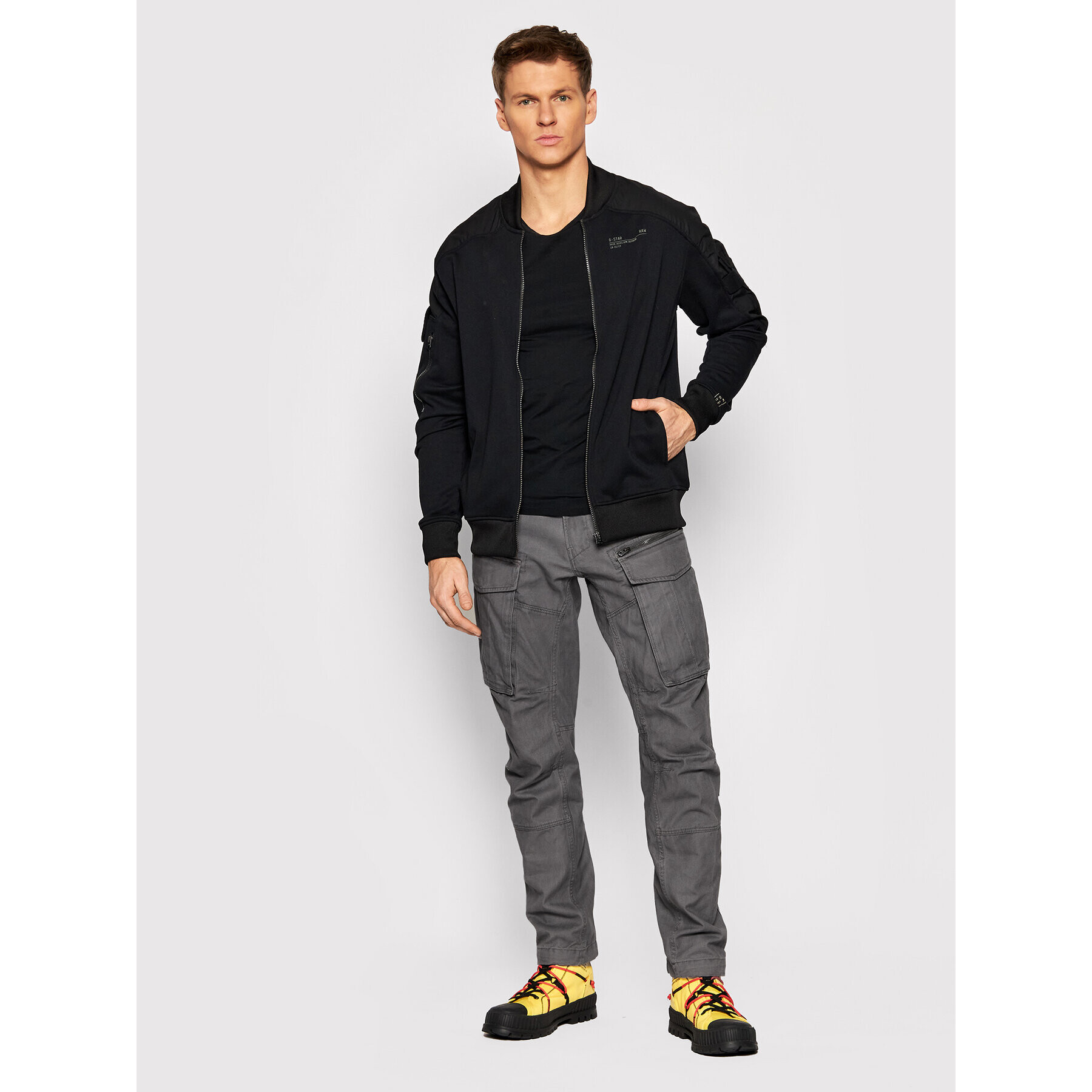 G-Star Raw Текстилни панталони Rovic D02190-C961-1468 Сив Regular Fit - Pepit.bg