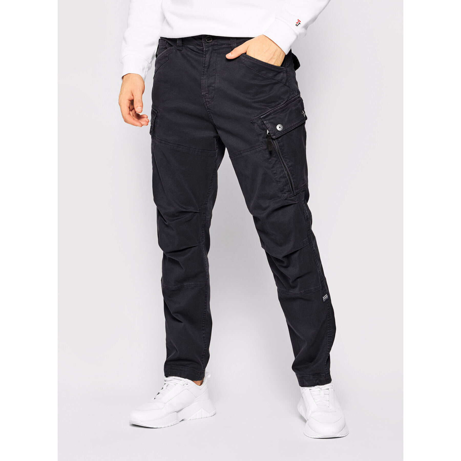 G-Star Raw Текстилни панталони Roxic D14515-C096-B567 Тъмносин Regular Fit - Pepit.bg