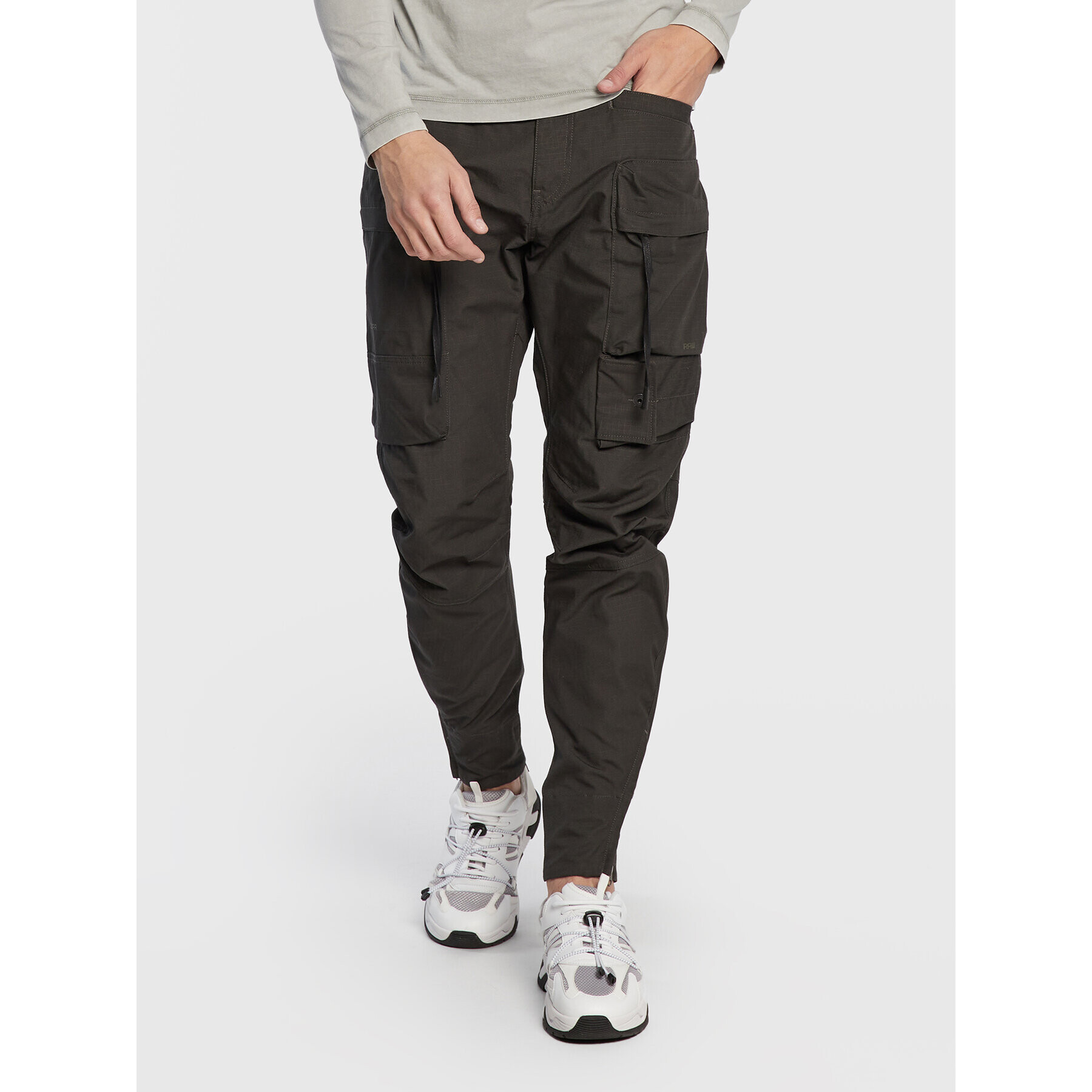 G-Star Raw Текстилни панталони Sobiru D22555-D213-5812 Сив Relaxed Fit - Pepit.bg