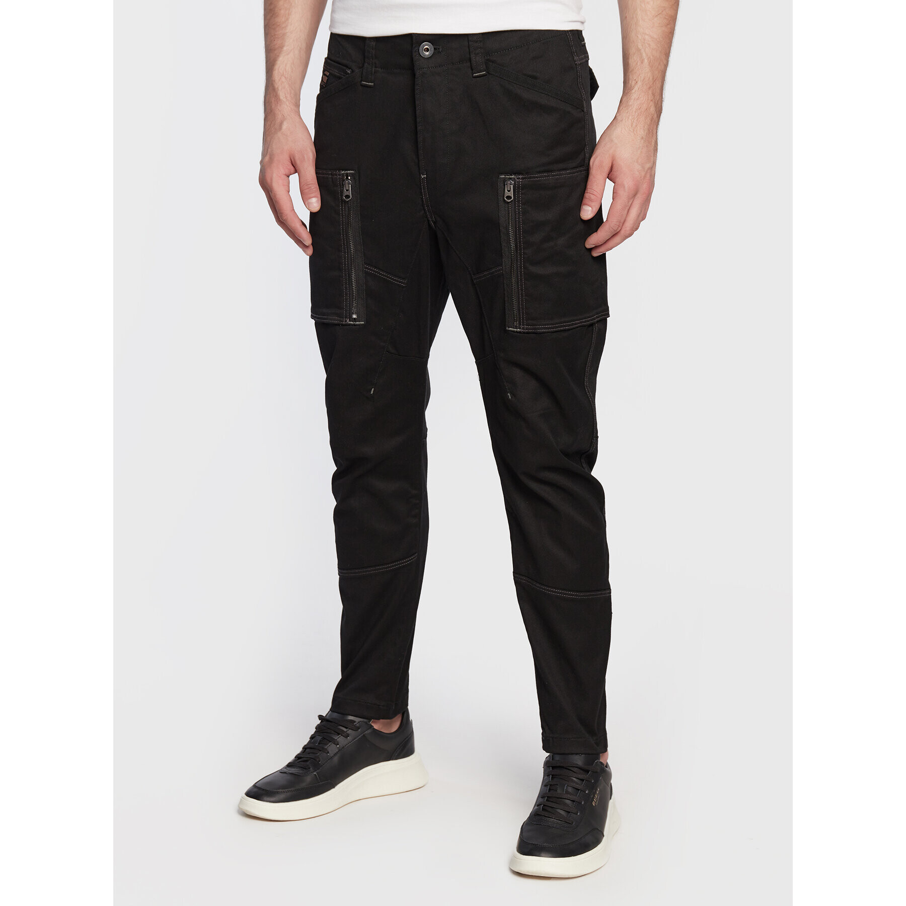 G-Star Raw Текстилни панталони Zip Pocket 3D D21975-C105-6484 Черен Skinny Fit - Pepit.bg