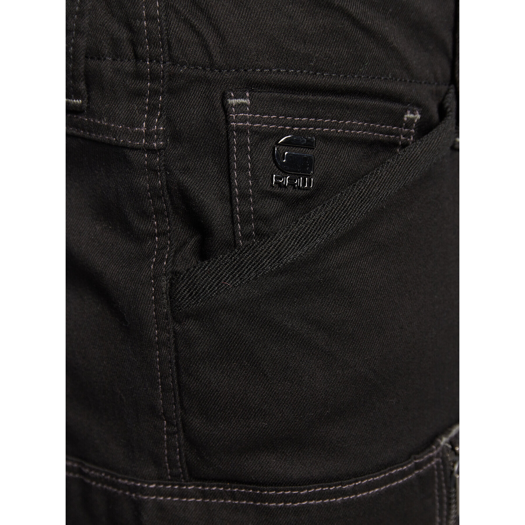 G-Star Raw Текстилни панталони Zip Pocket 3D D21975-C105-6484 Черен Skinny Fit - Pepit.bg