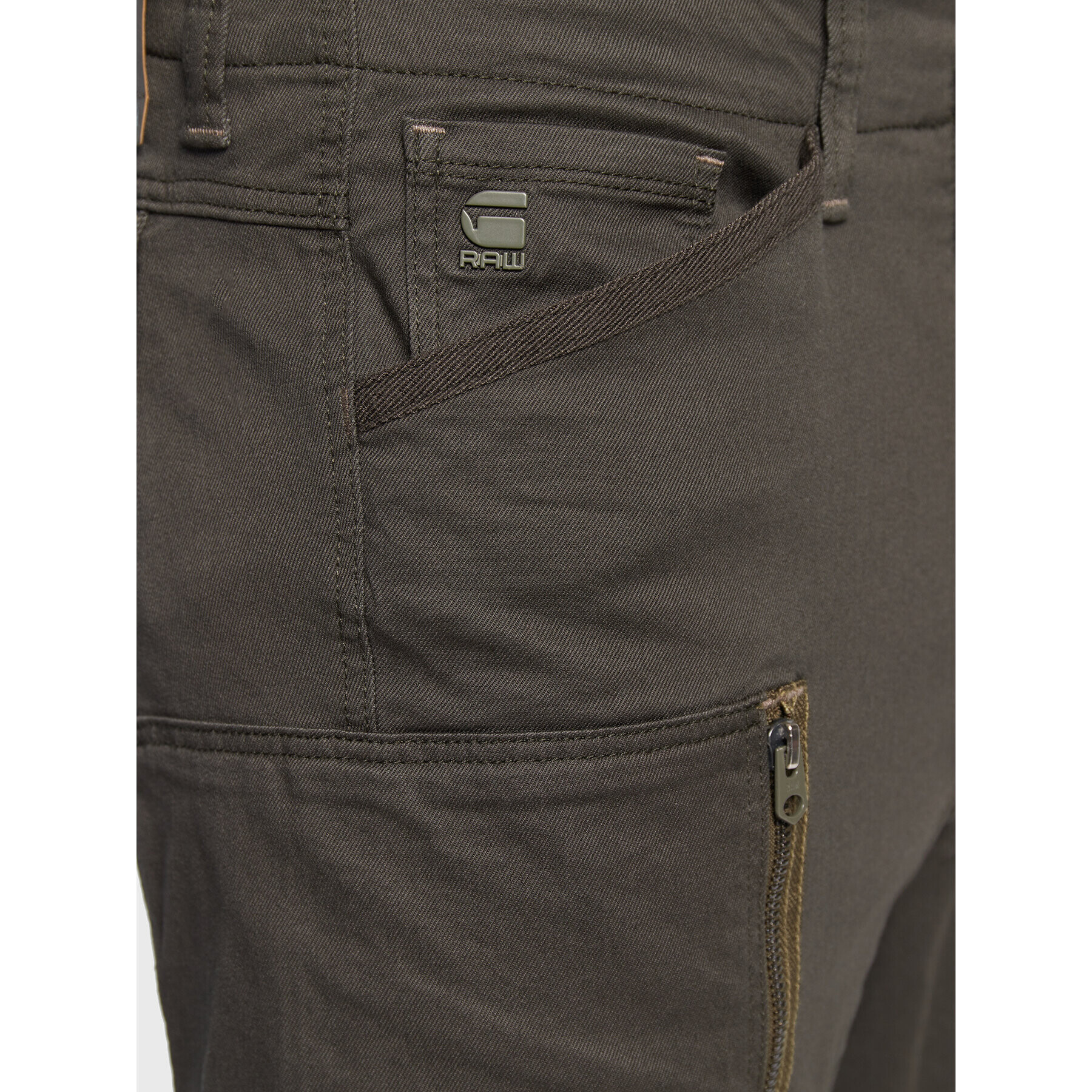 G-Star Raw Текстилни панталони Zip Pocket 3D D21975-C105-995 Сив Skinny Fit - Pepit.bg