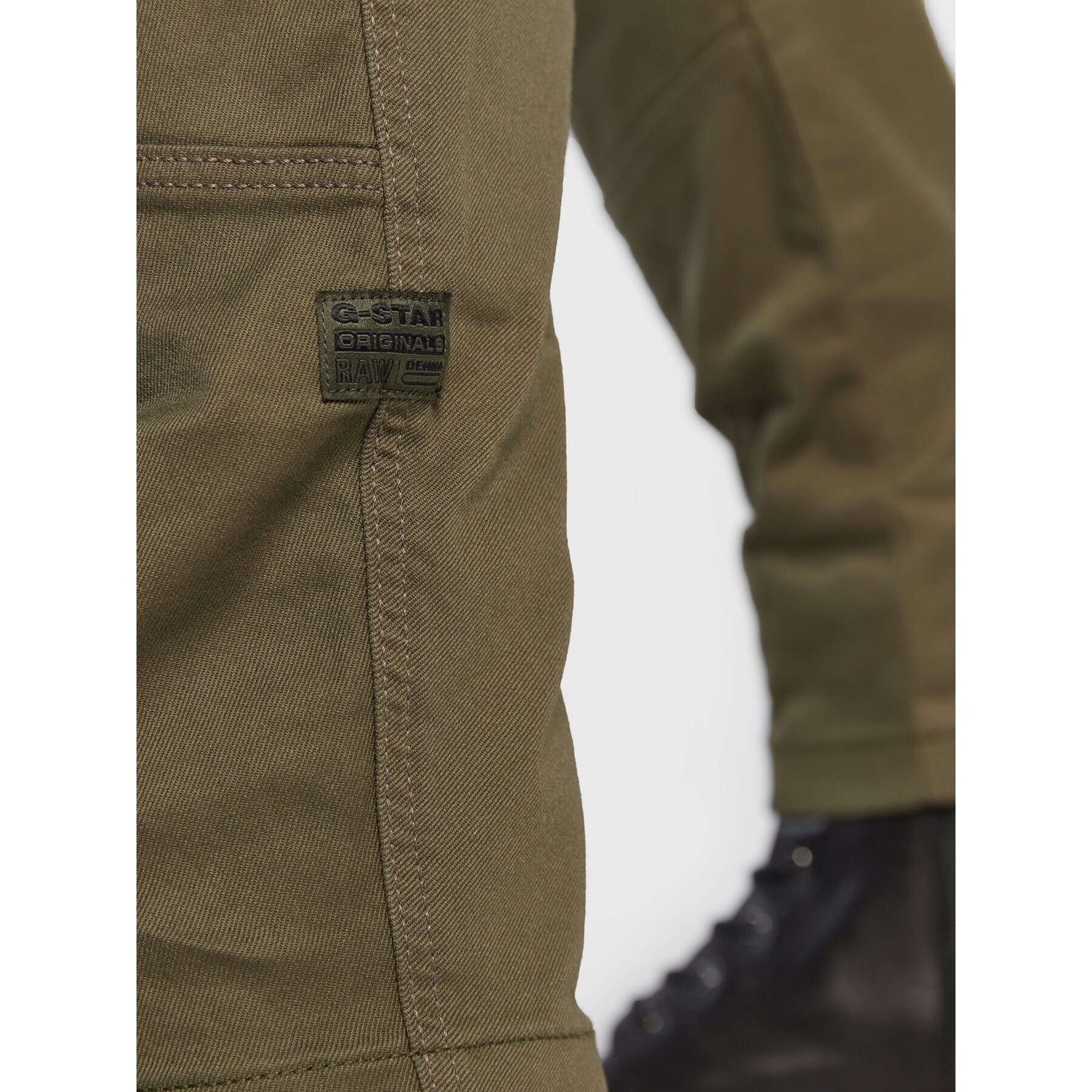 G-Star Raw Текстилни панталони Zip Pocket 3D D21975-C105-B230 Зелен Skinny Fit - Pepit.bg