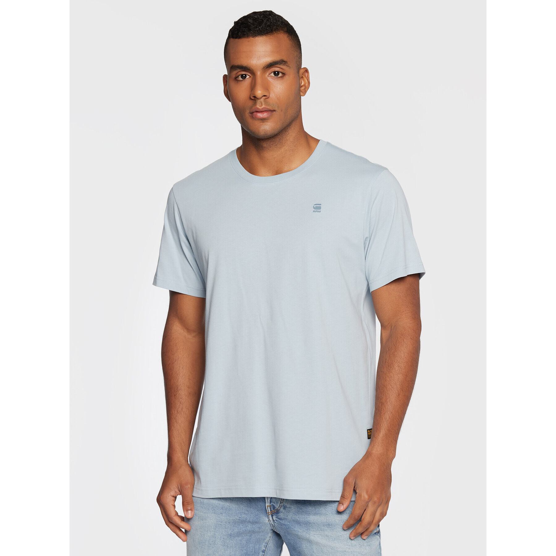 G-Star Raw Тишърт Base D16411-336-6481 Син Regular Fit - Pepit.bg
