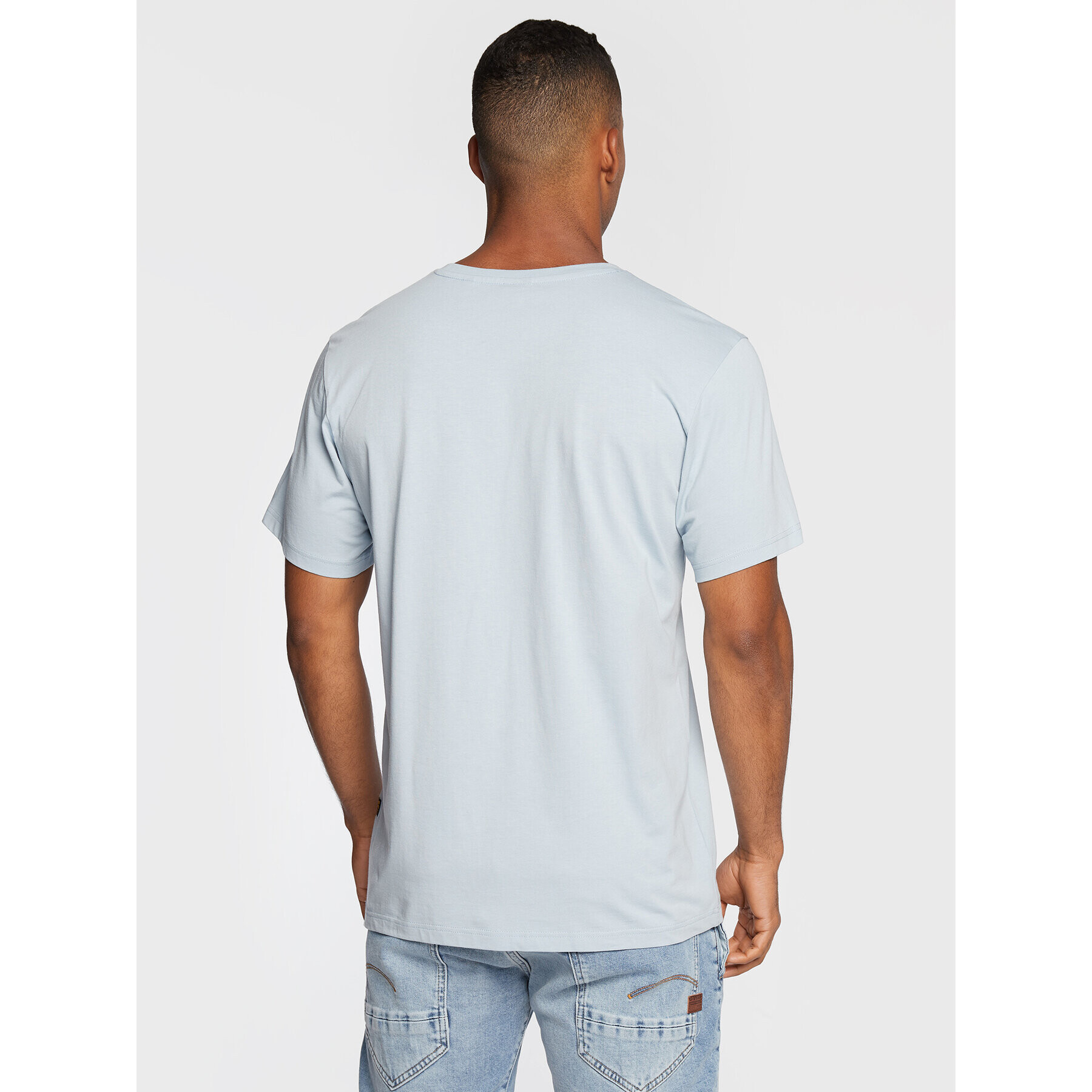 G-Star Raw Тишърт Base D16411-336-6481 Син Regular Fit - Pepit.bg