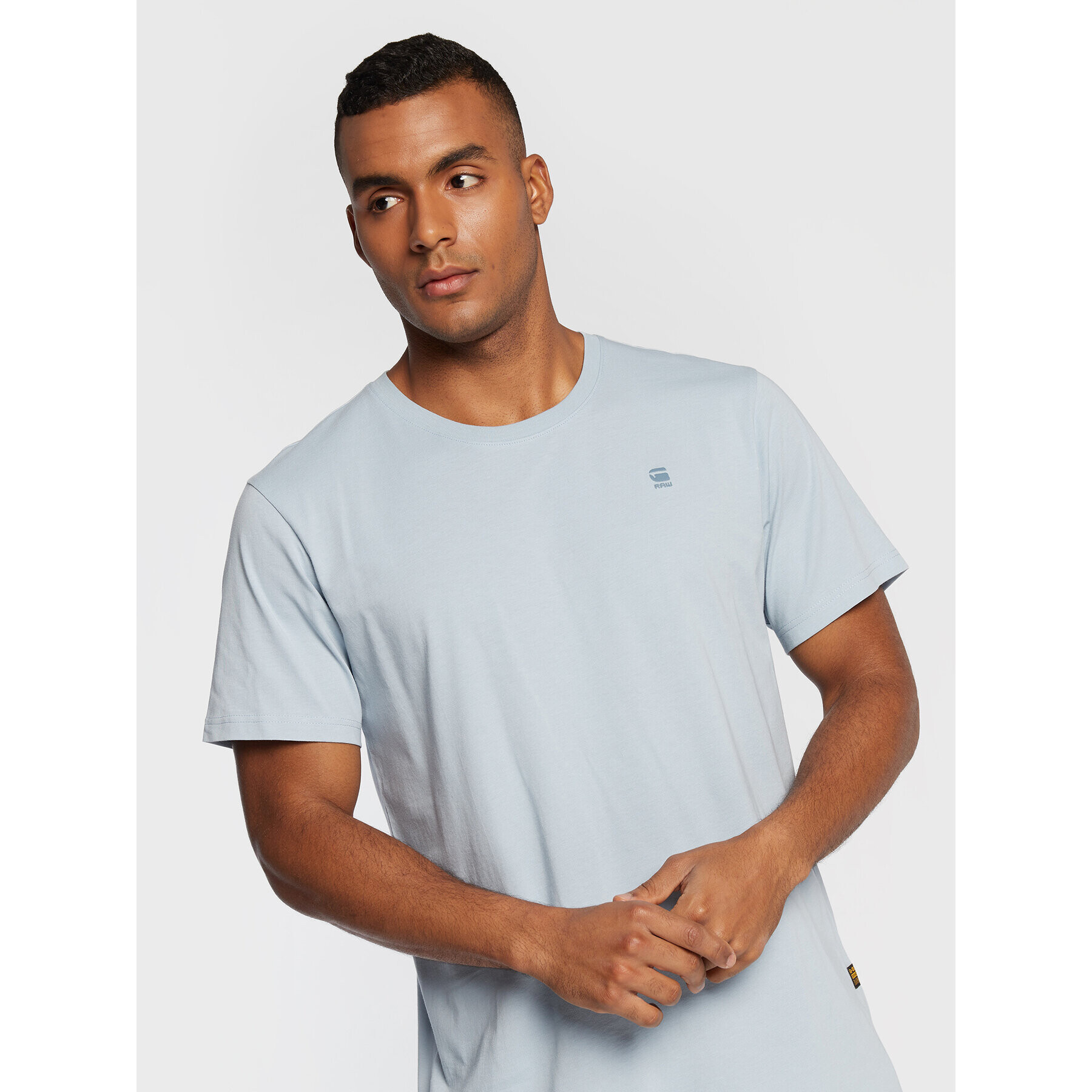 G-Star Raw Тишърт Base D16411-336-6481 Син Regular Fit - Pepit.bg
