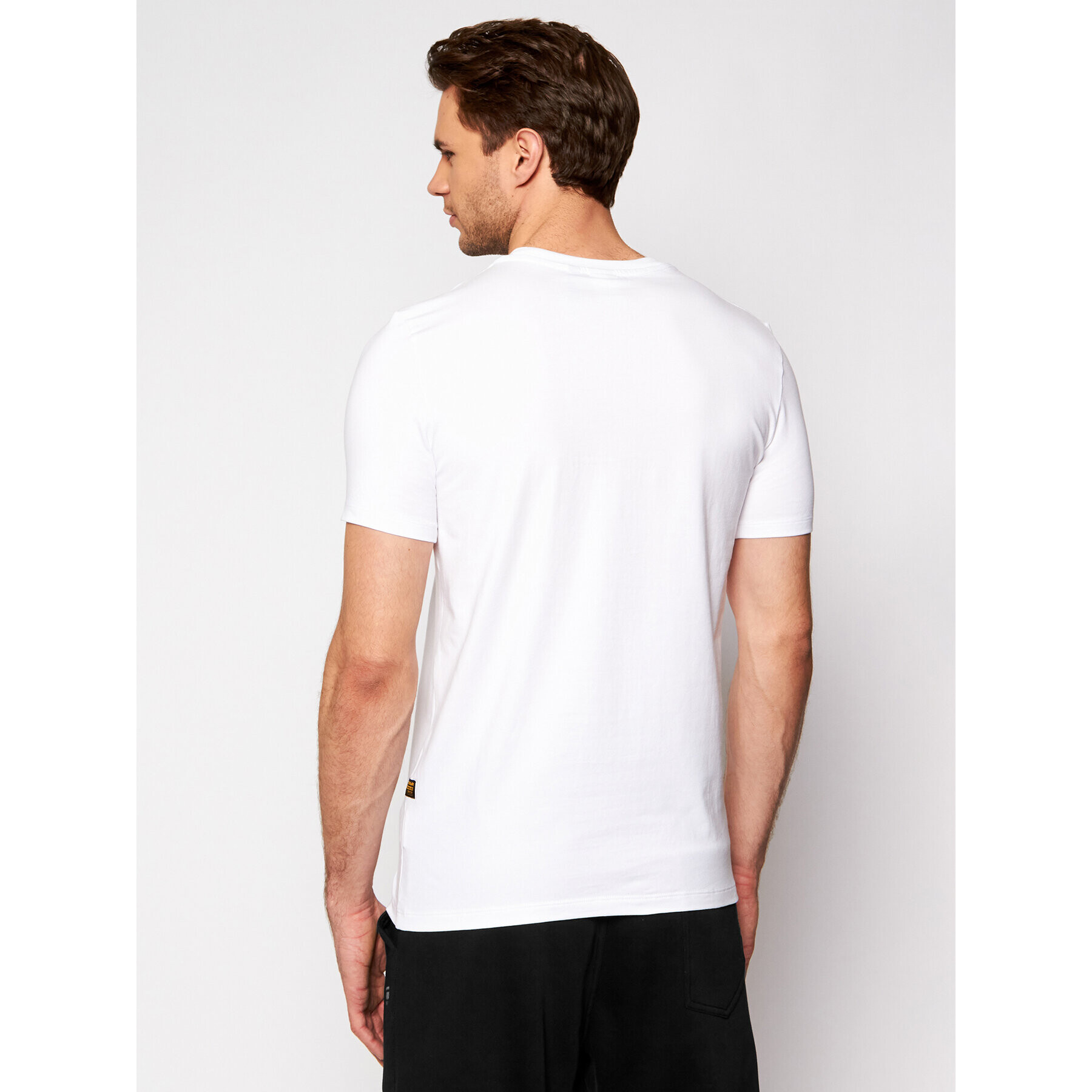 G-Star Raw Тишърт Base D19070-C723-110 Бял Slim Fit - Pepit.bg