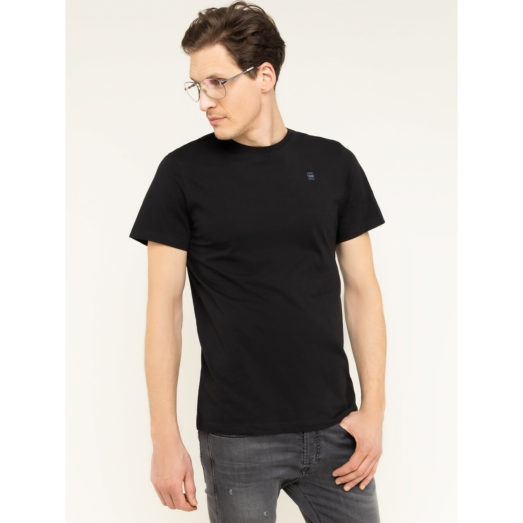 G-Star Raw Тишърт Base-S D16411-336-6484 Черен Regular Fit - Pepit.bg