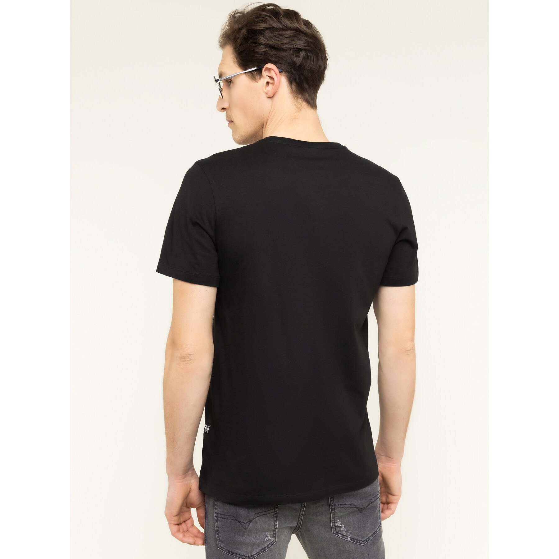 G-Star Raw Тишърт Base-S D16411-336-6484 Черен Regular Fit - Pepit.bg