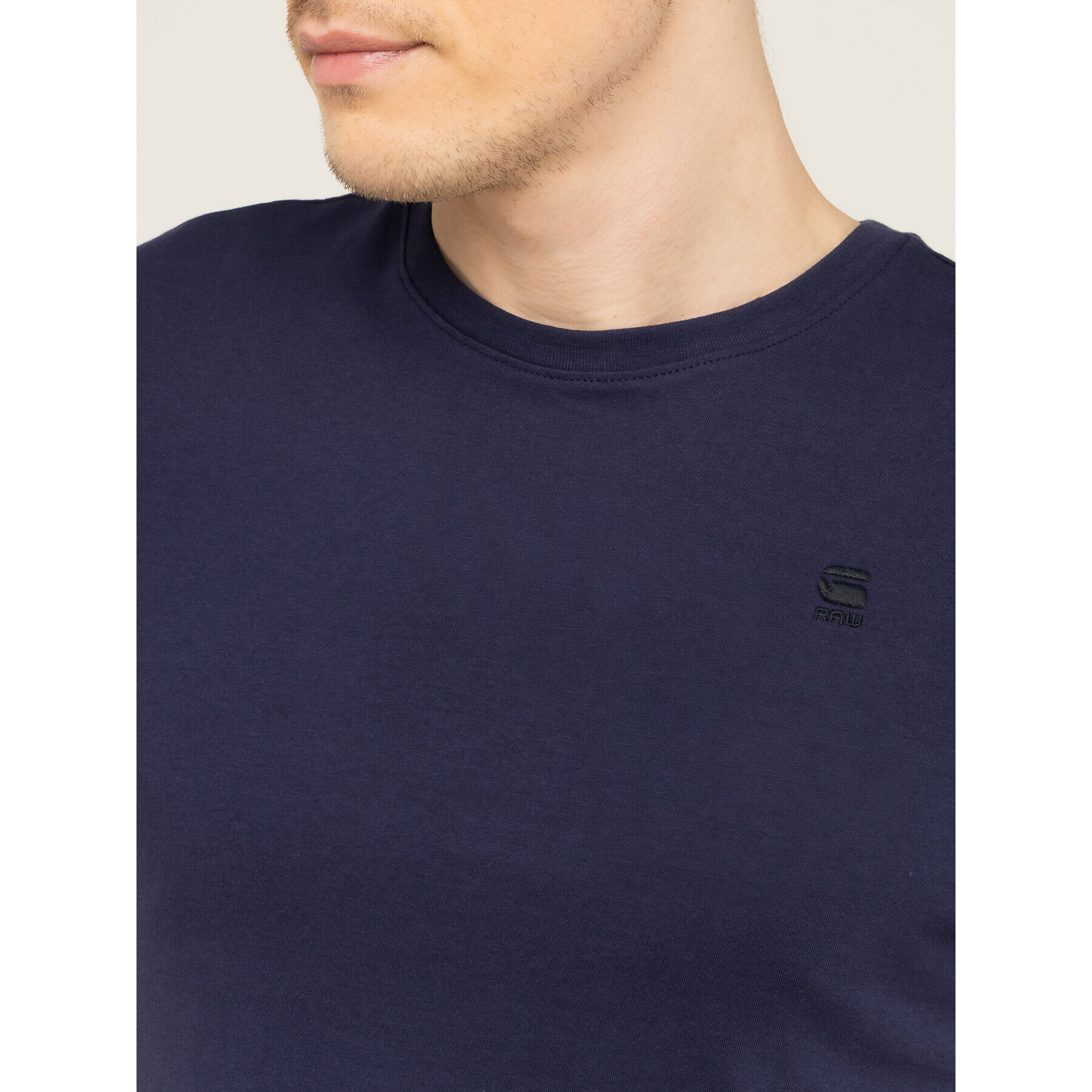 G-Star Raw Тишърт Base-S D16411-336-6484 Тъмносин Regular Fit - Pepit.bg