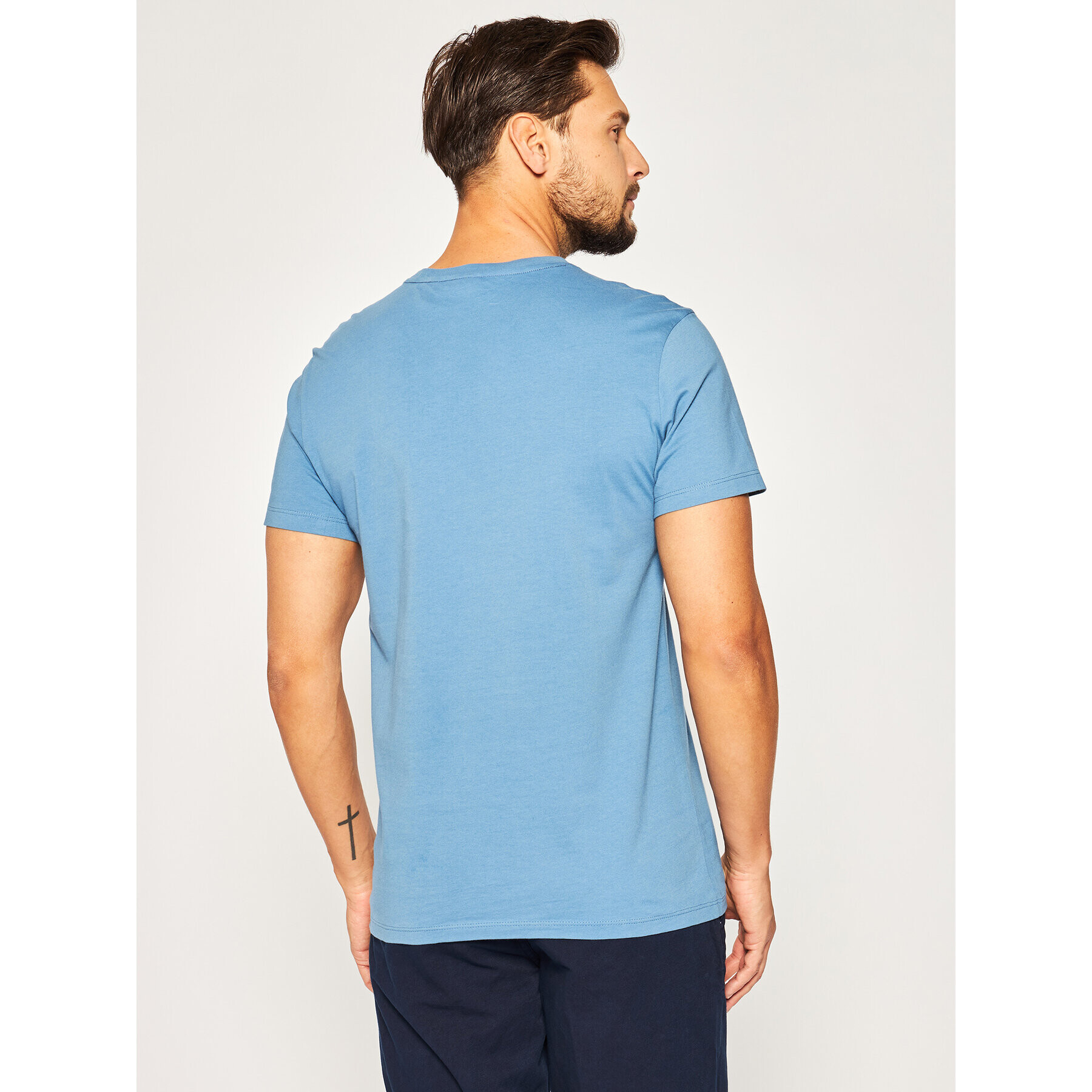 G-Star Raw Тишърт Base-S D16411-336-825 Син Regular Fit - Pepit.bg