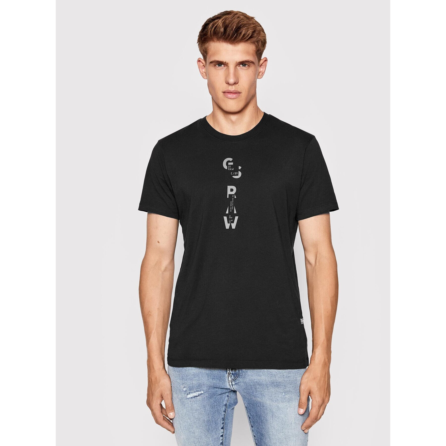 G-Star Raw Тишърт Compact D21541-336-6484 Черен Regular Fit - Pepit.bg