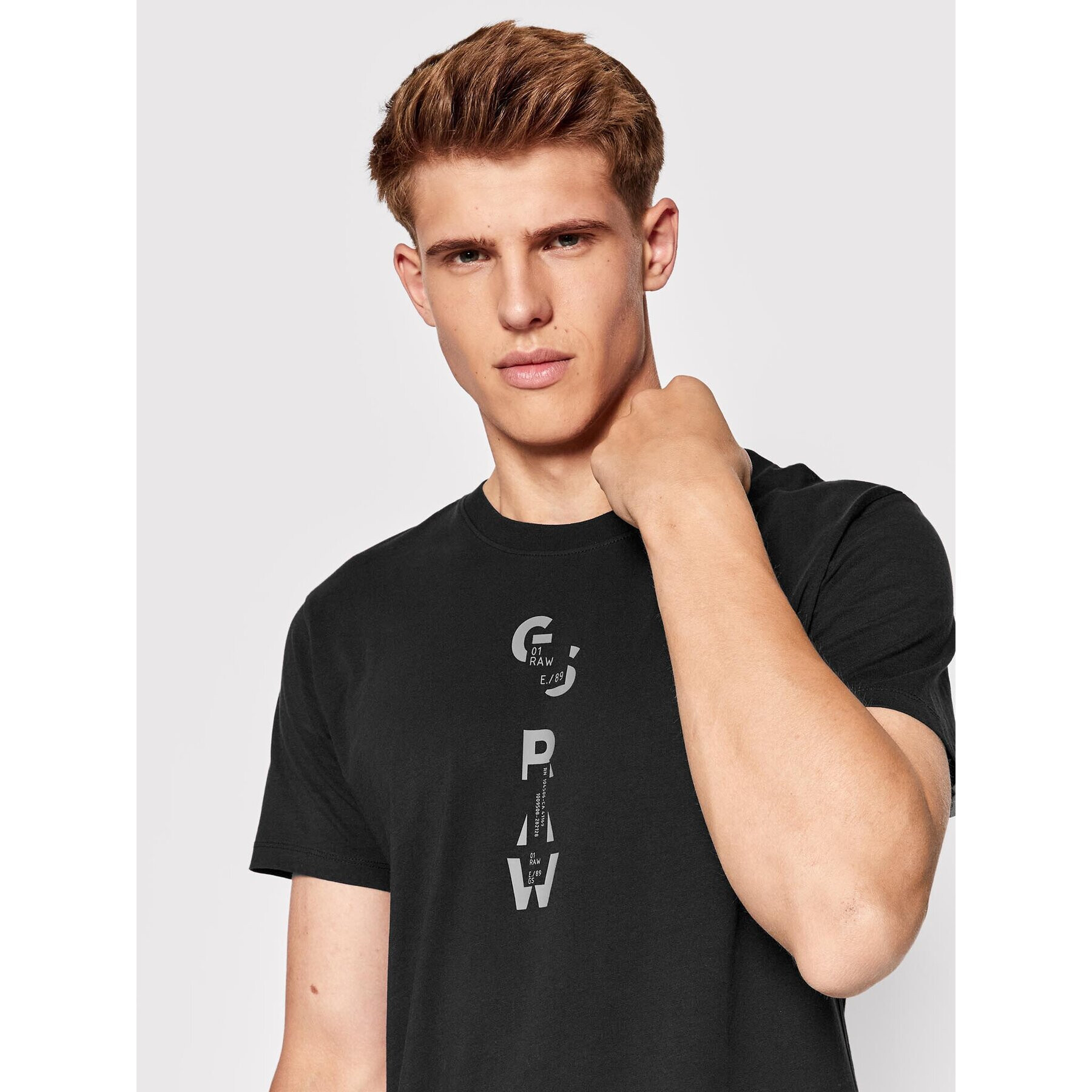 G-Star Raw Тишърт Compact D21541-336-6484 Черен Regular Fit - Pepit.bg