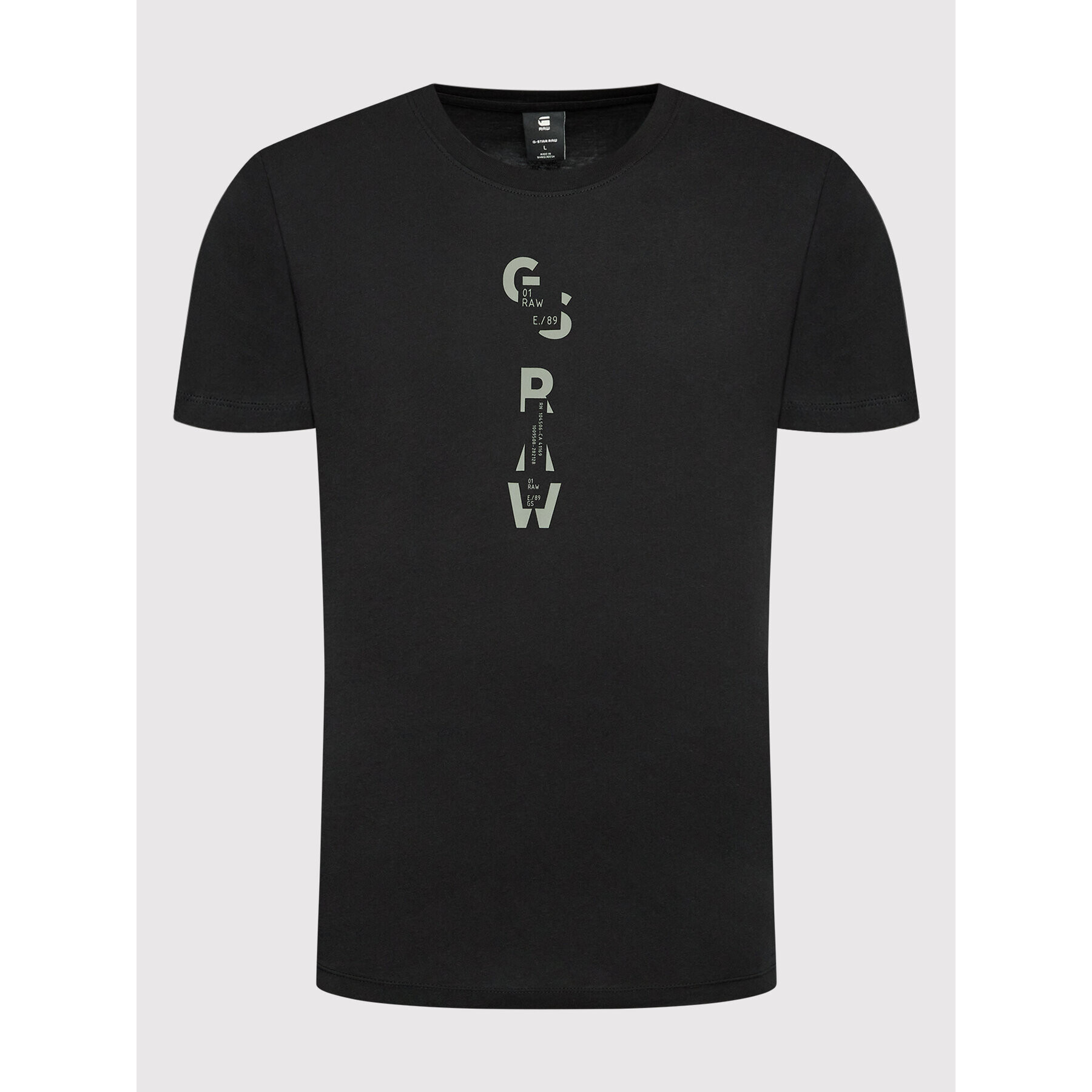 G-Star Raw Тишърт Compact D21541-336-6484 Черен Regular Fit - Pepit.bg