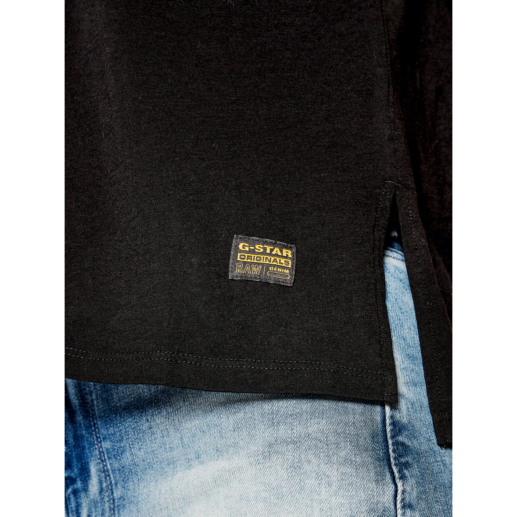 G-Star Raw Тишърт Core Ovvela V T D17258-4107-6484 Черен Regular Fit - Pepit.bg
