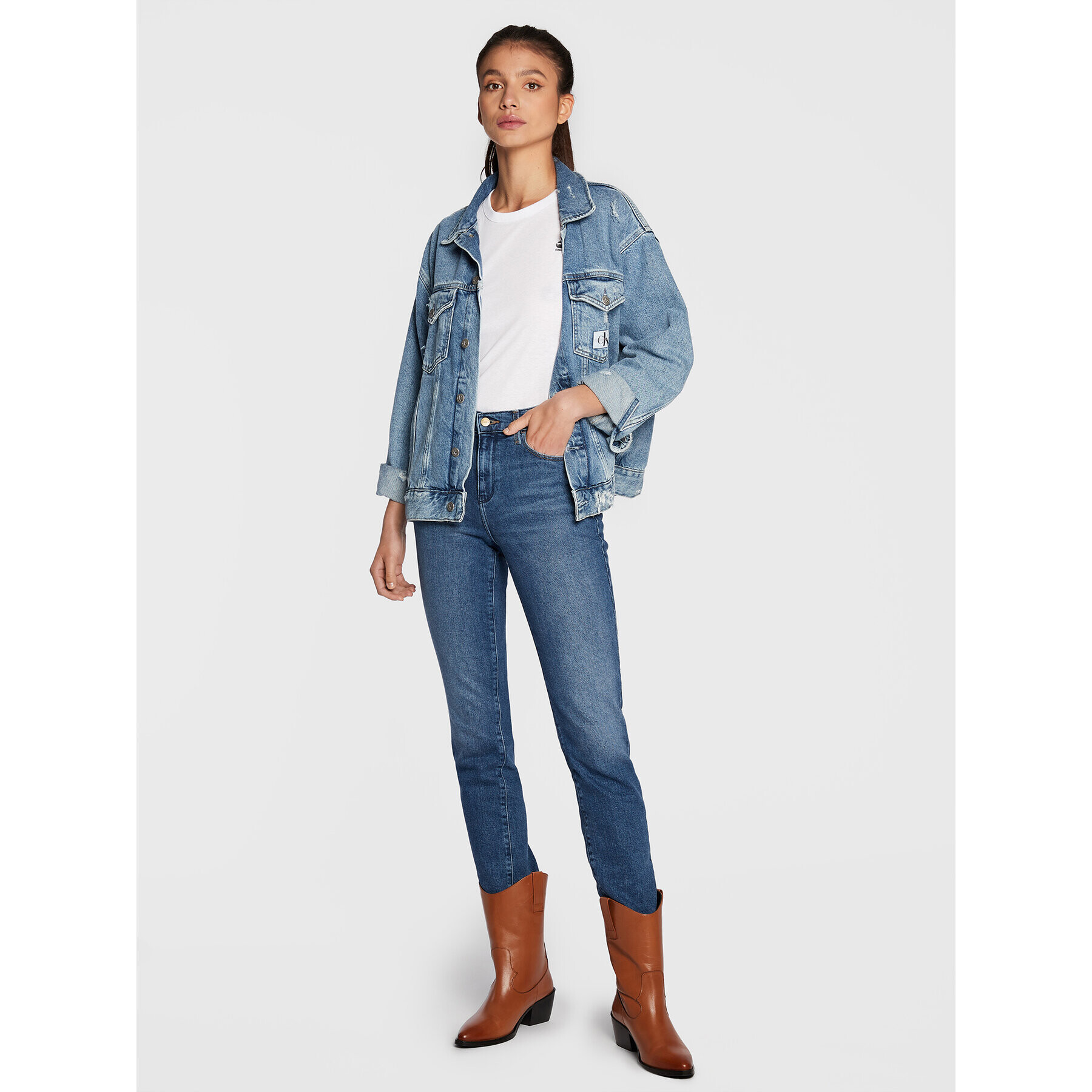 G-Star Raw Тишърт D04432-2757-110 Бял Slim Fit - Pepit.bg