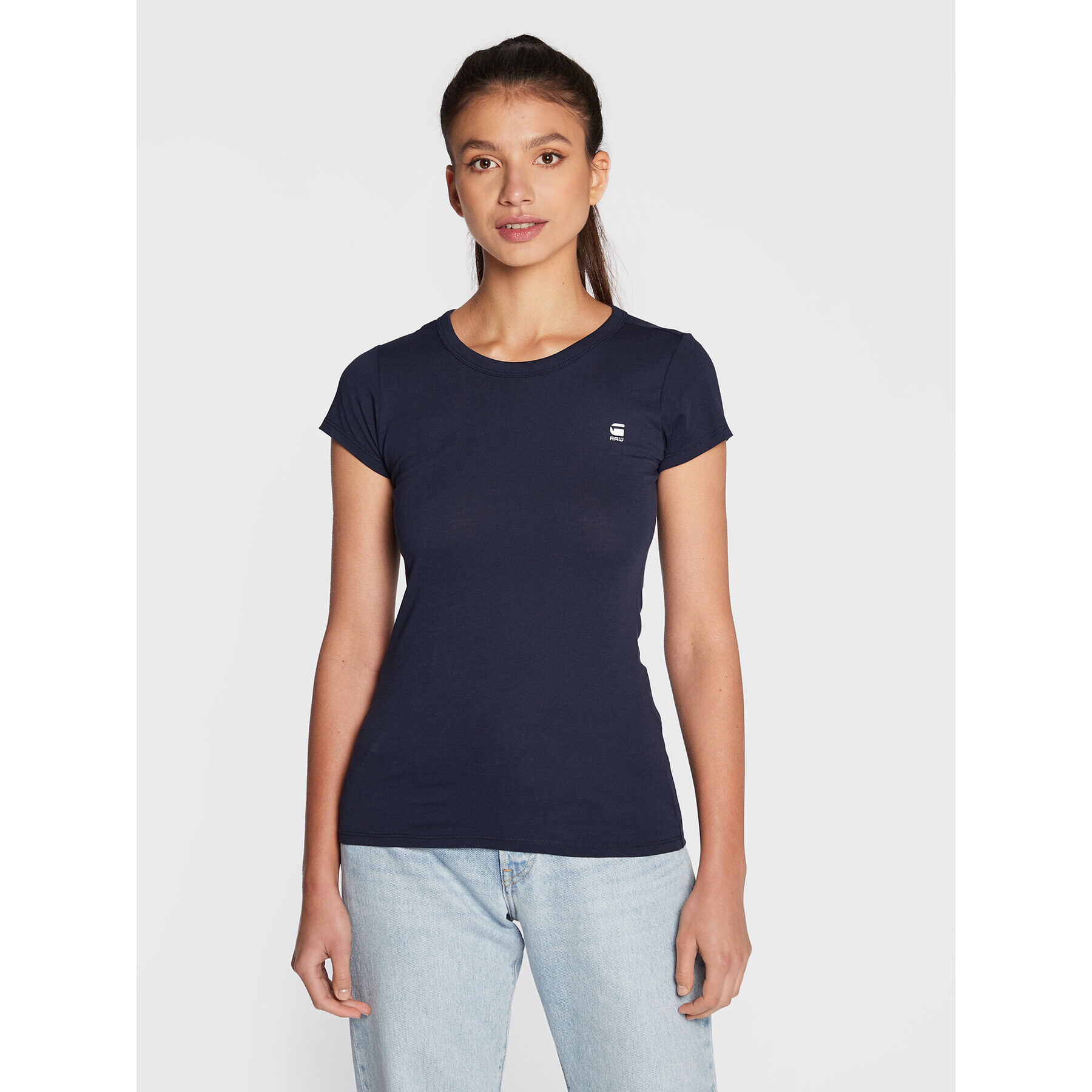 G-Star Raw Тишърт D04432-2757-6067 Тъмносин Slim Fit - Pepit.bg