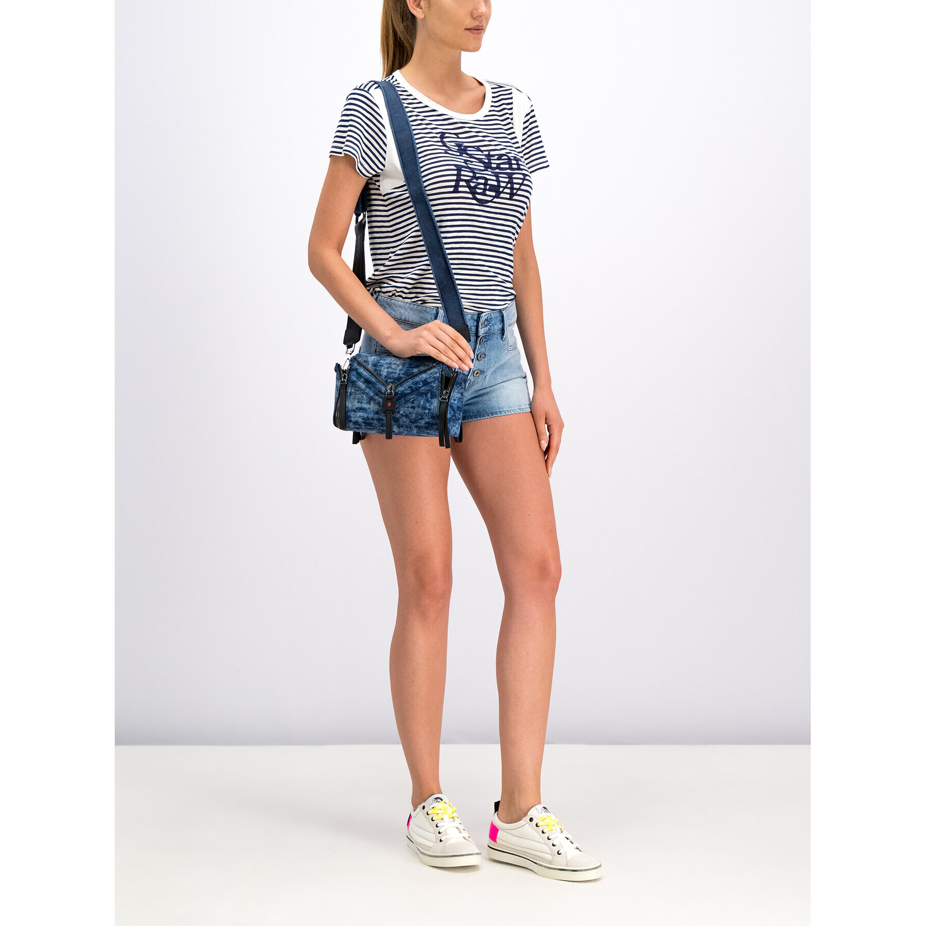 G-Star Raw Тишърт D13018-9024-8340 Бял Regular Fit - Pepit.bg
