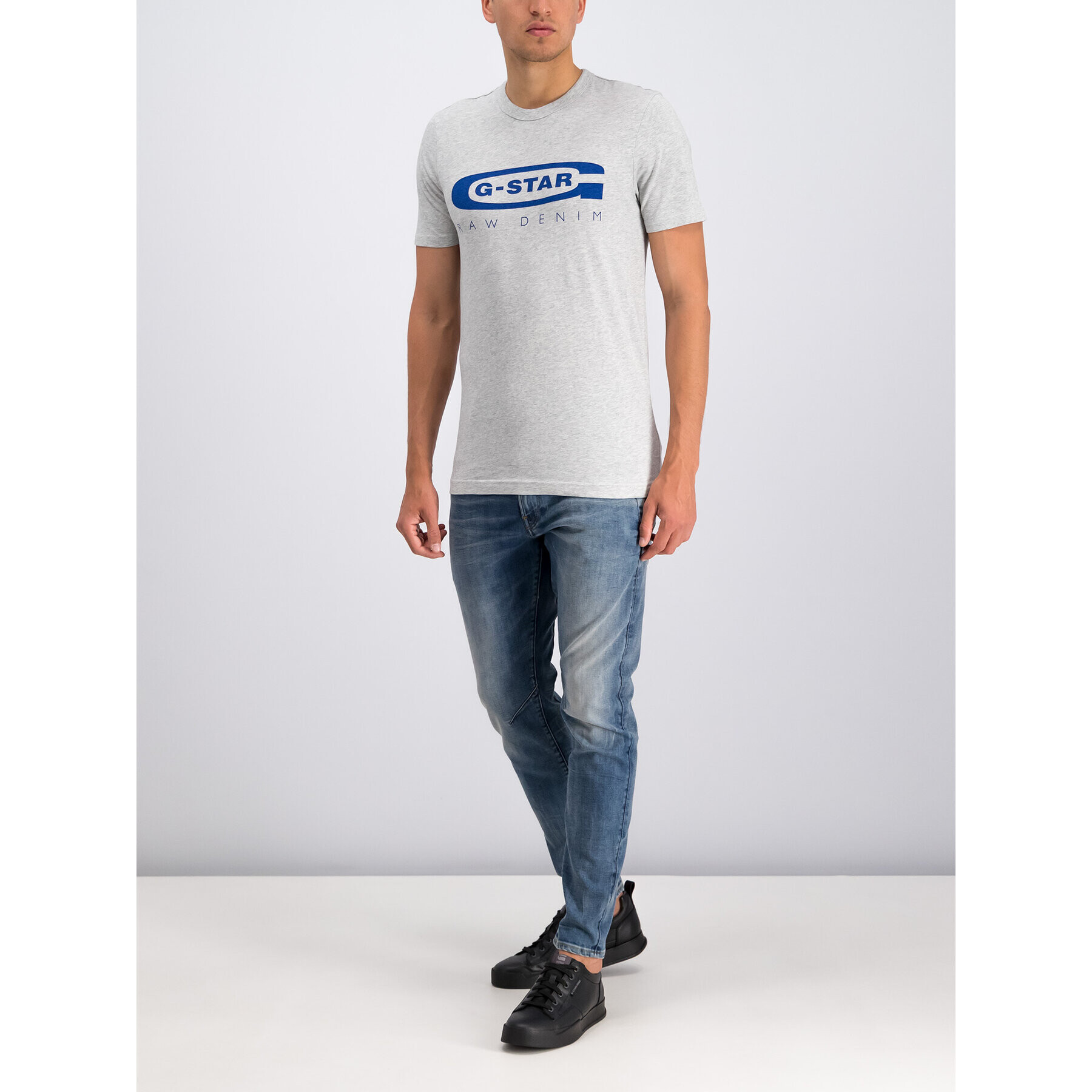 G-Star Raw Тишърт D15104-336-A302 Сив Regular Fit - Pepit.bg