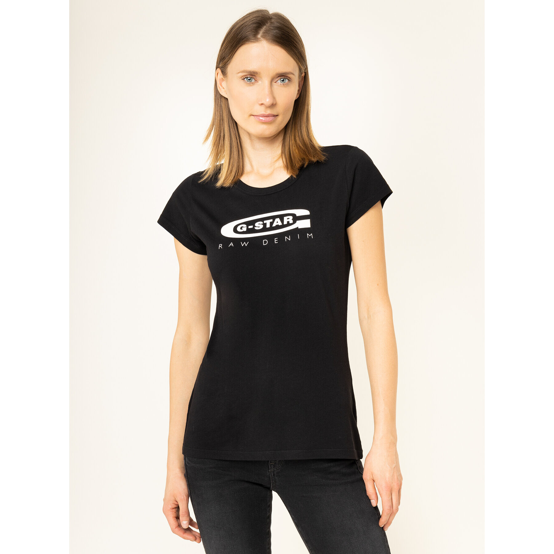 G-Star Raw Тишърт D15115-4107-6484 Черен Slim Fit - Pepit.bg