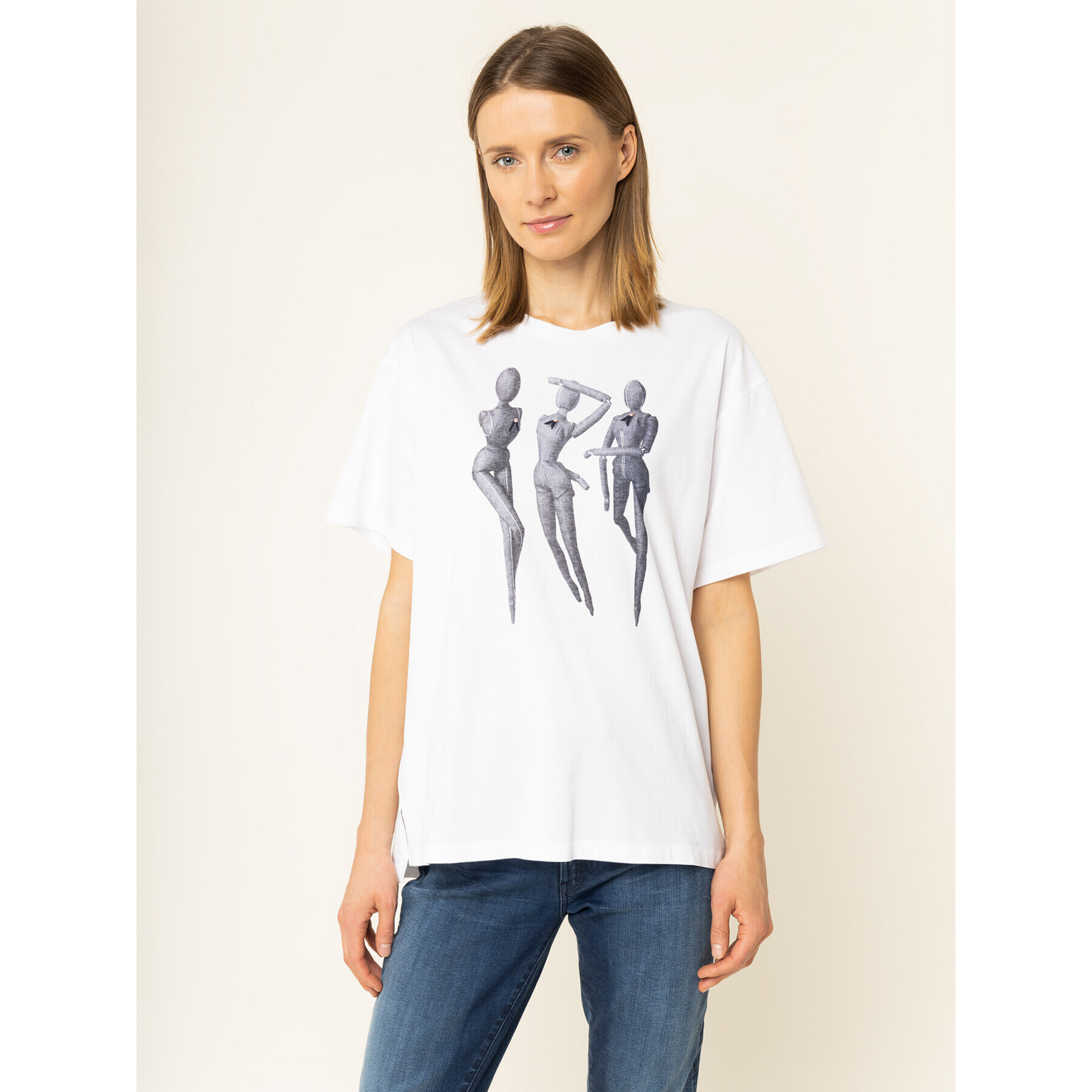 G-Star Raw Тишърт D15249-336-110 Бял Regular Fit - Pepit.bg