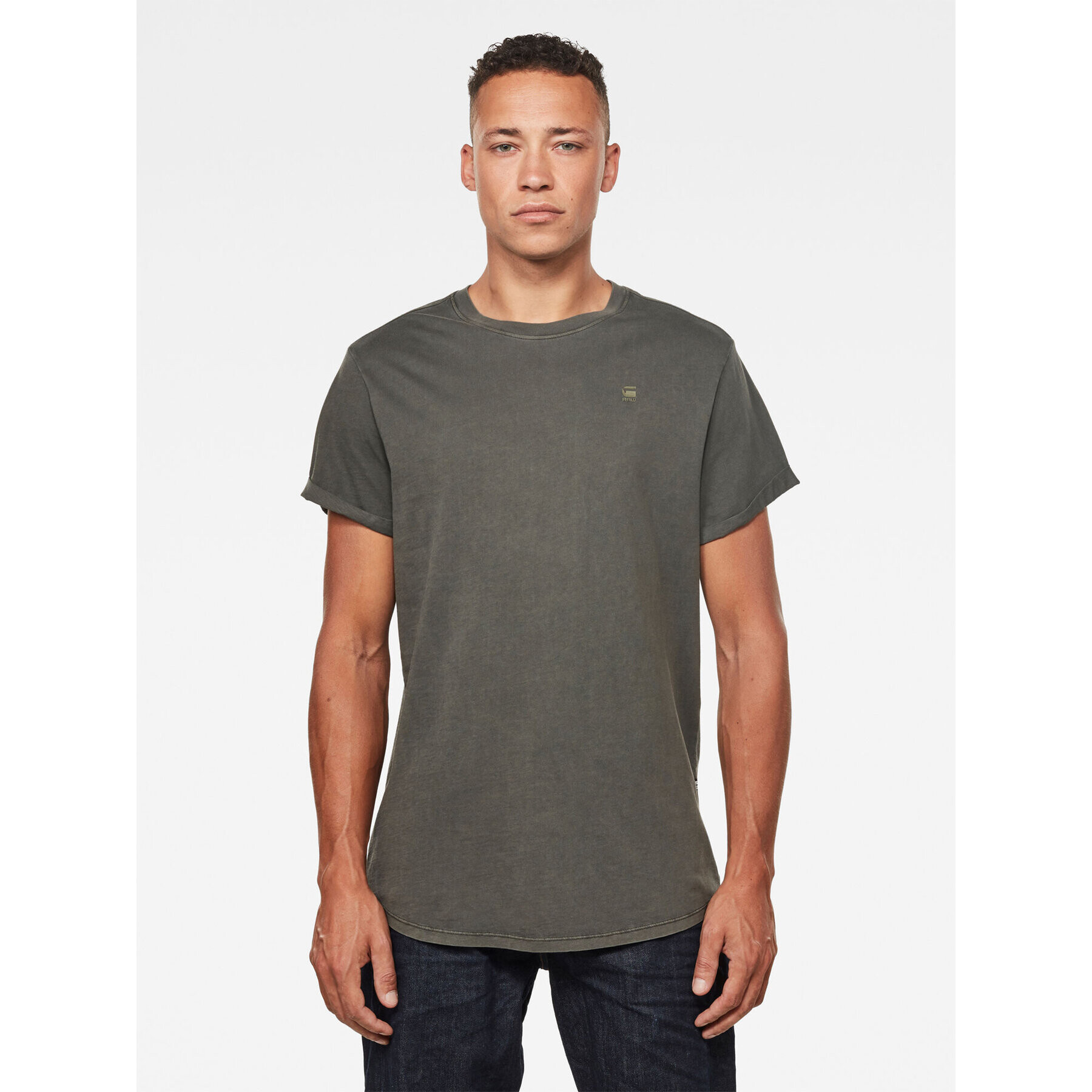 G-Star Raw Тишърт D16396-2653-B575 Сив Regular Fit - Pepit.bg