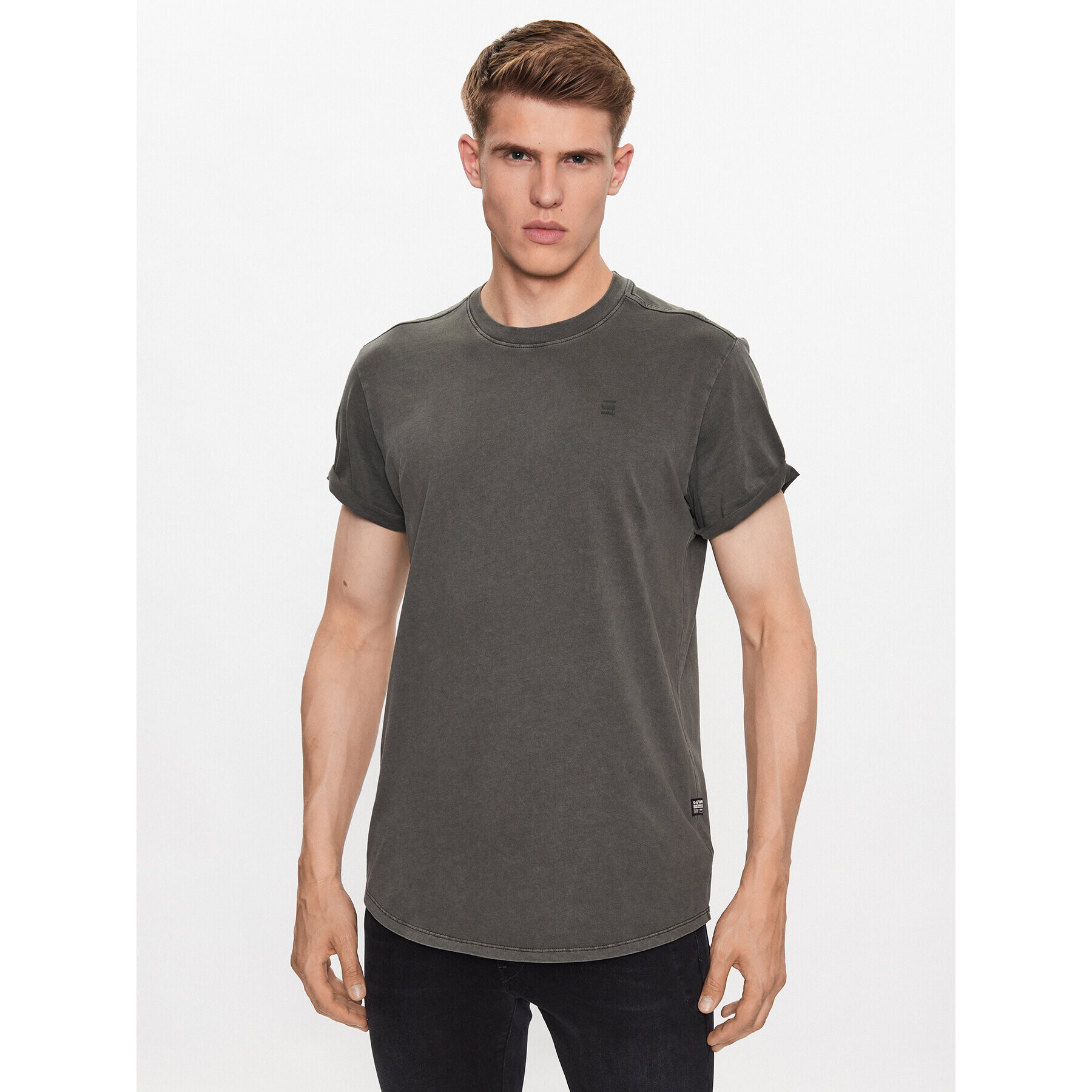 G-Star Raw Тишърт D16396-2653-B575 Сив Regular Fit - Pepit.bg