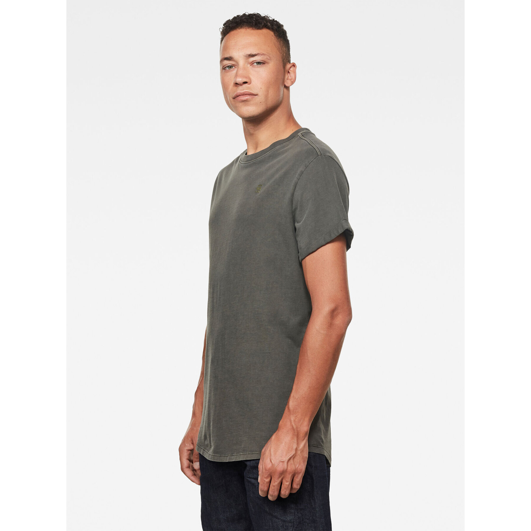 G-Star Raw Тишърт D16396-2653-B575 Сив Regular Fit - Pepit.bg