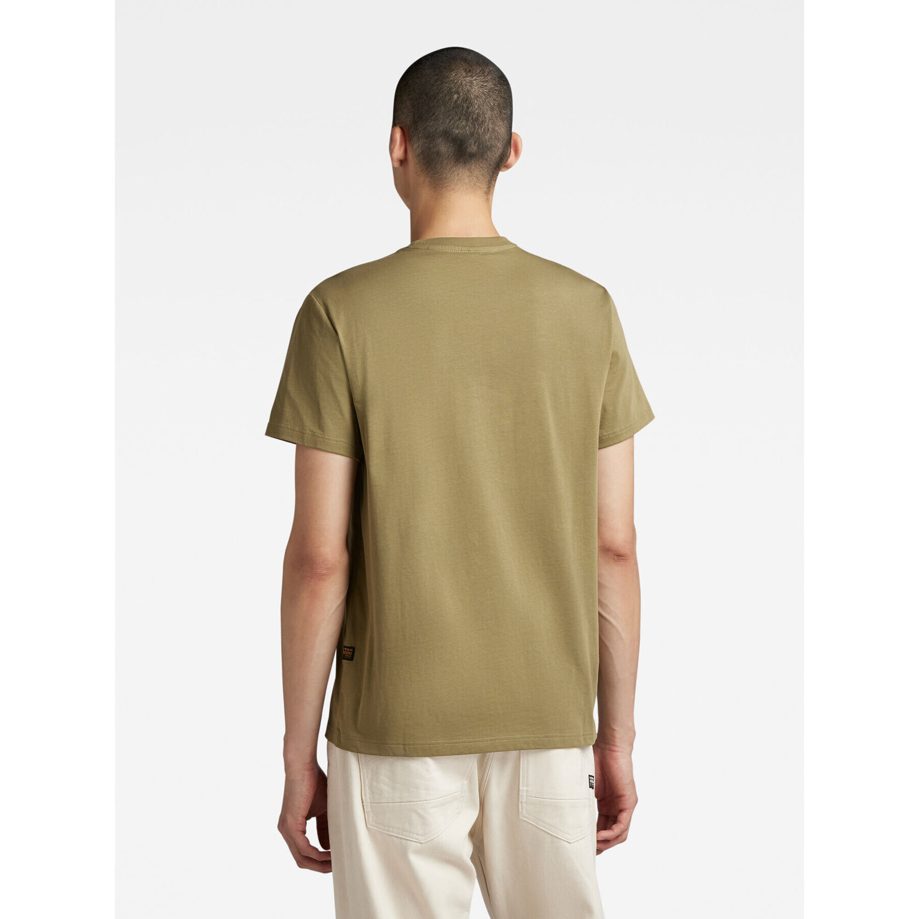 G-Star Raw Тишърт D16411-336-B212 Зелен Regular Fit - Pepit.bg