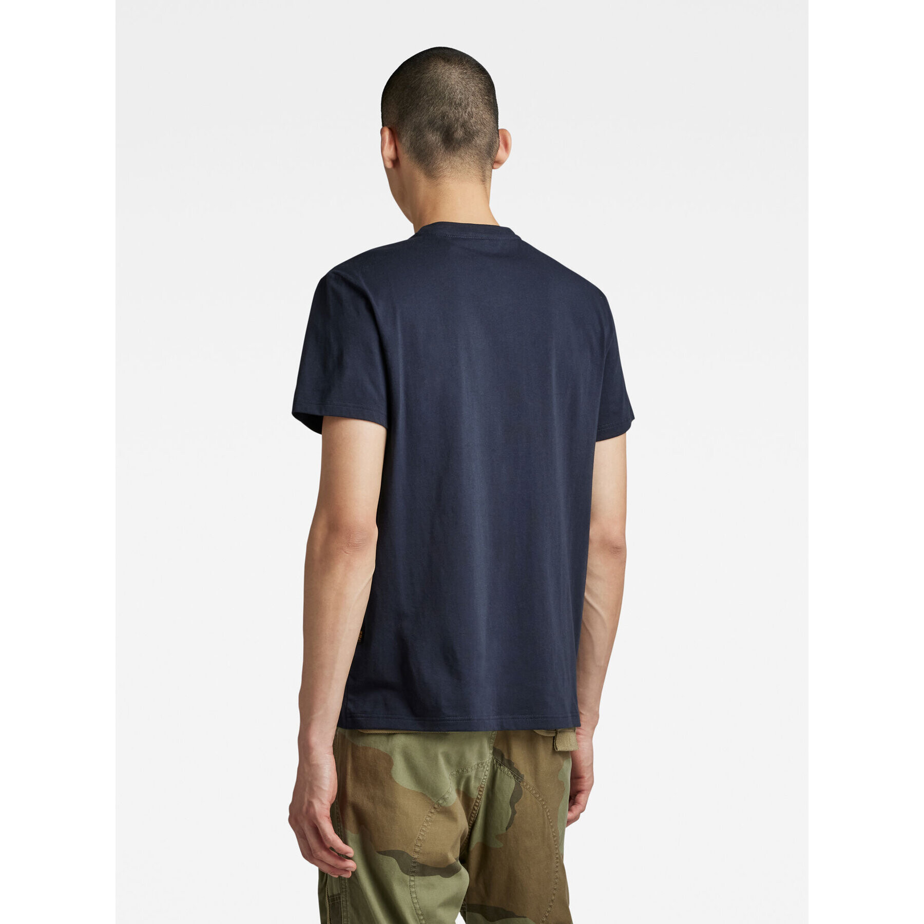 G-Star Raw Тишърт D16412-336-C742 Тъмносин Regular Fit - Pepit.bg