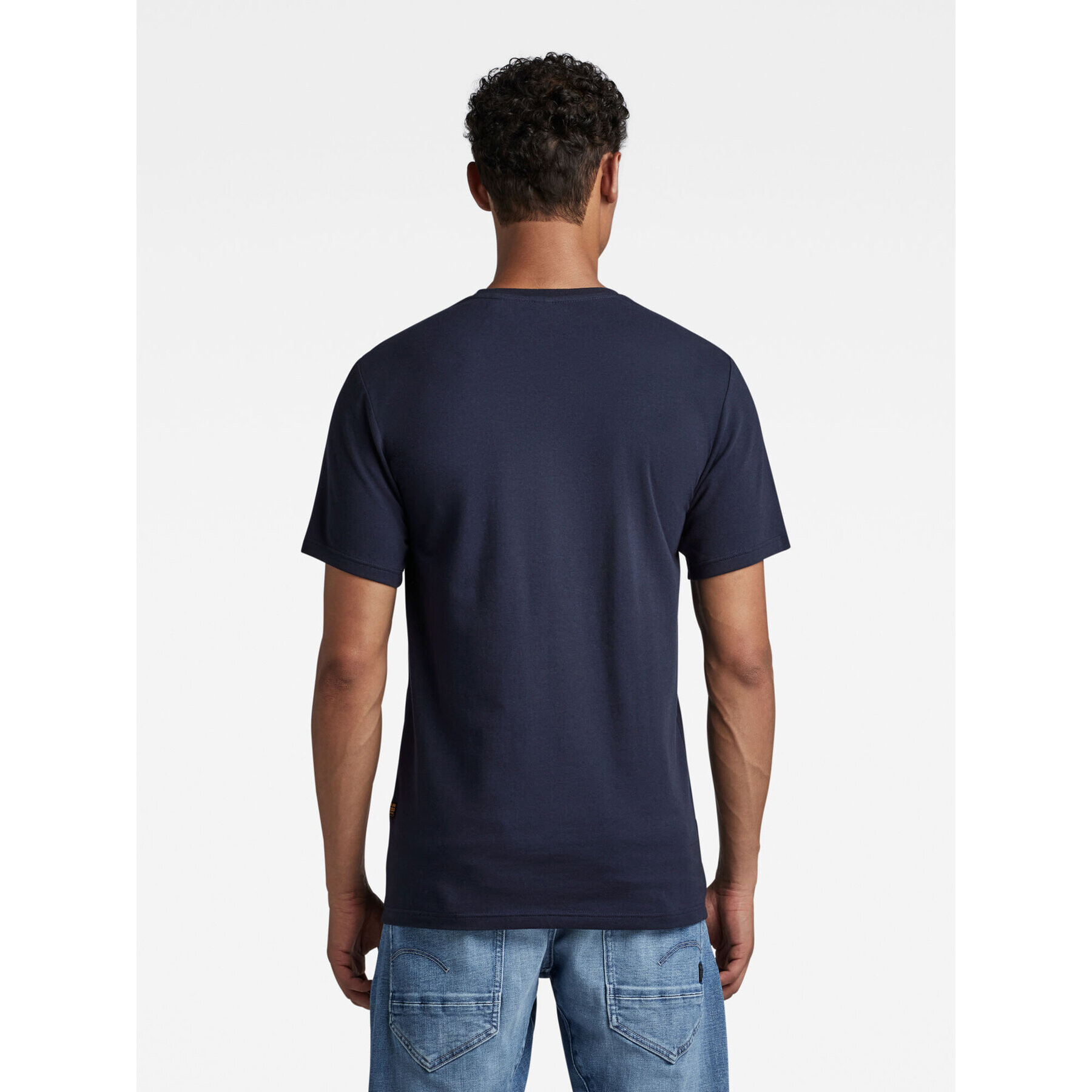 G-Star Raw Тишърт D19070-C723-C742 Тъмносин Slim Fit - Pepit.bg
