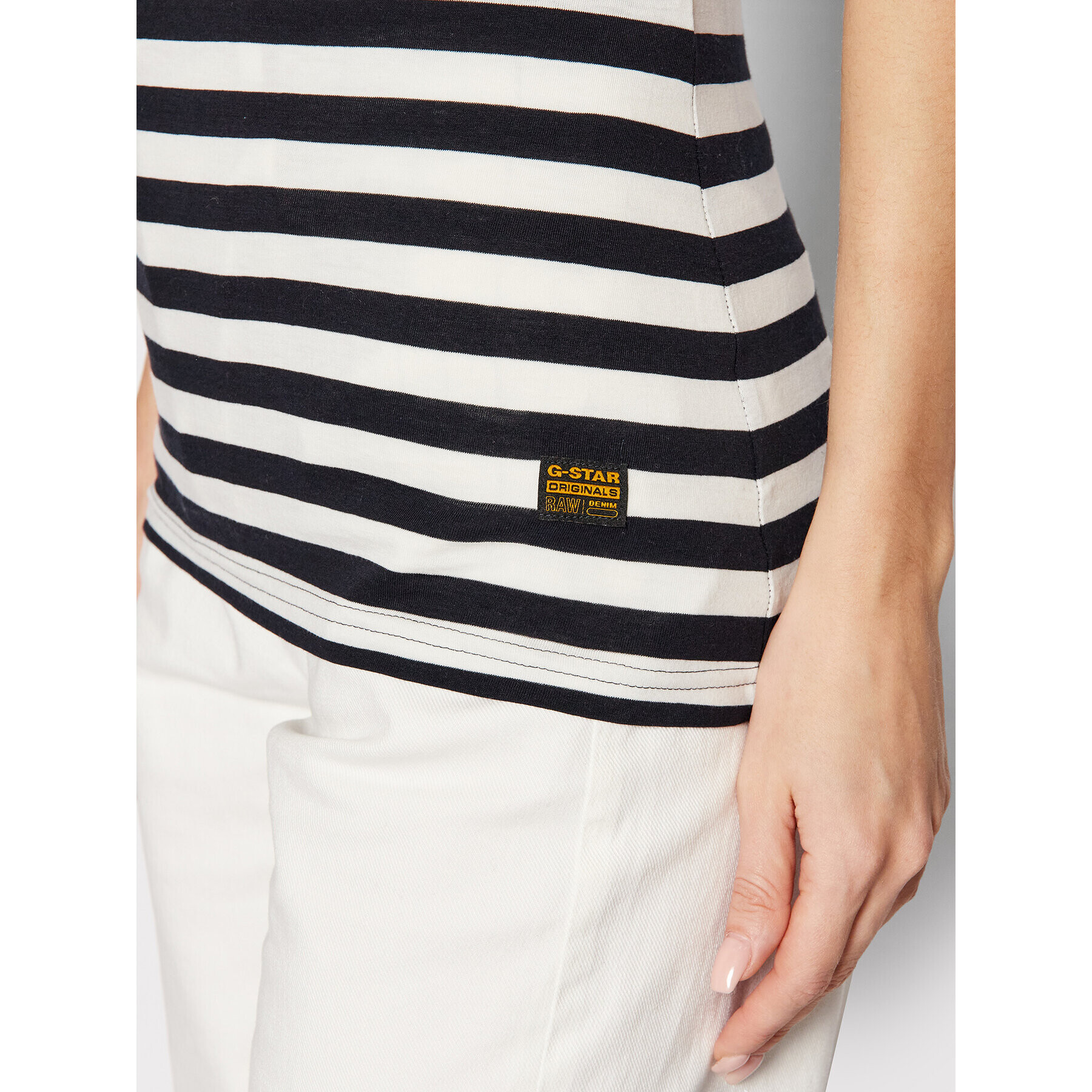 G-Star Raw Тишърт D20605-C483-C783 Бял Regular Fit - Pepit.bg