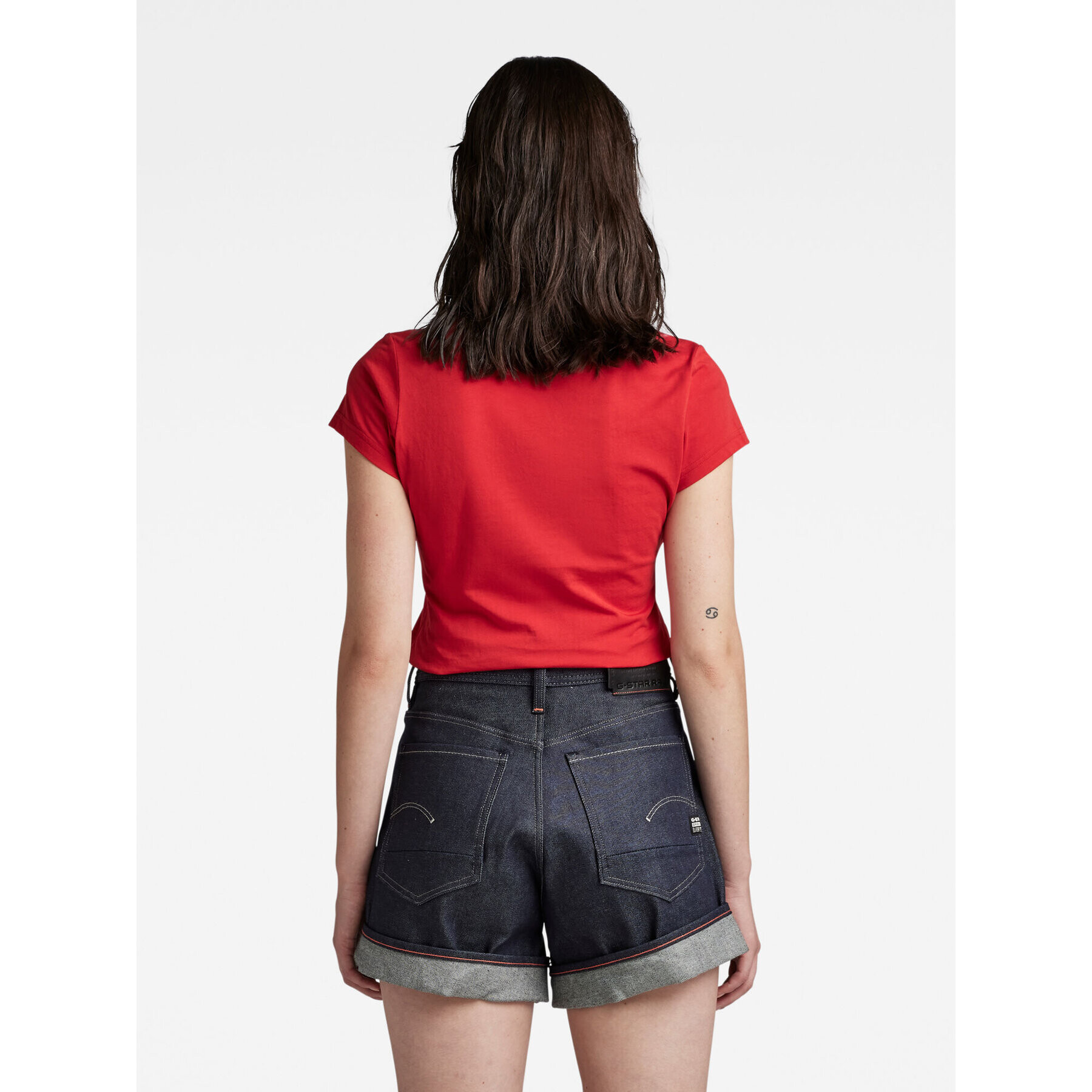 G-Star Raw Тишърт D21314-4107-A911 Червен Regular Fit - Pepit.bg