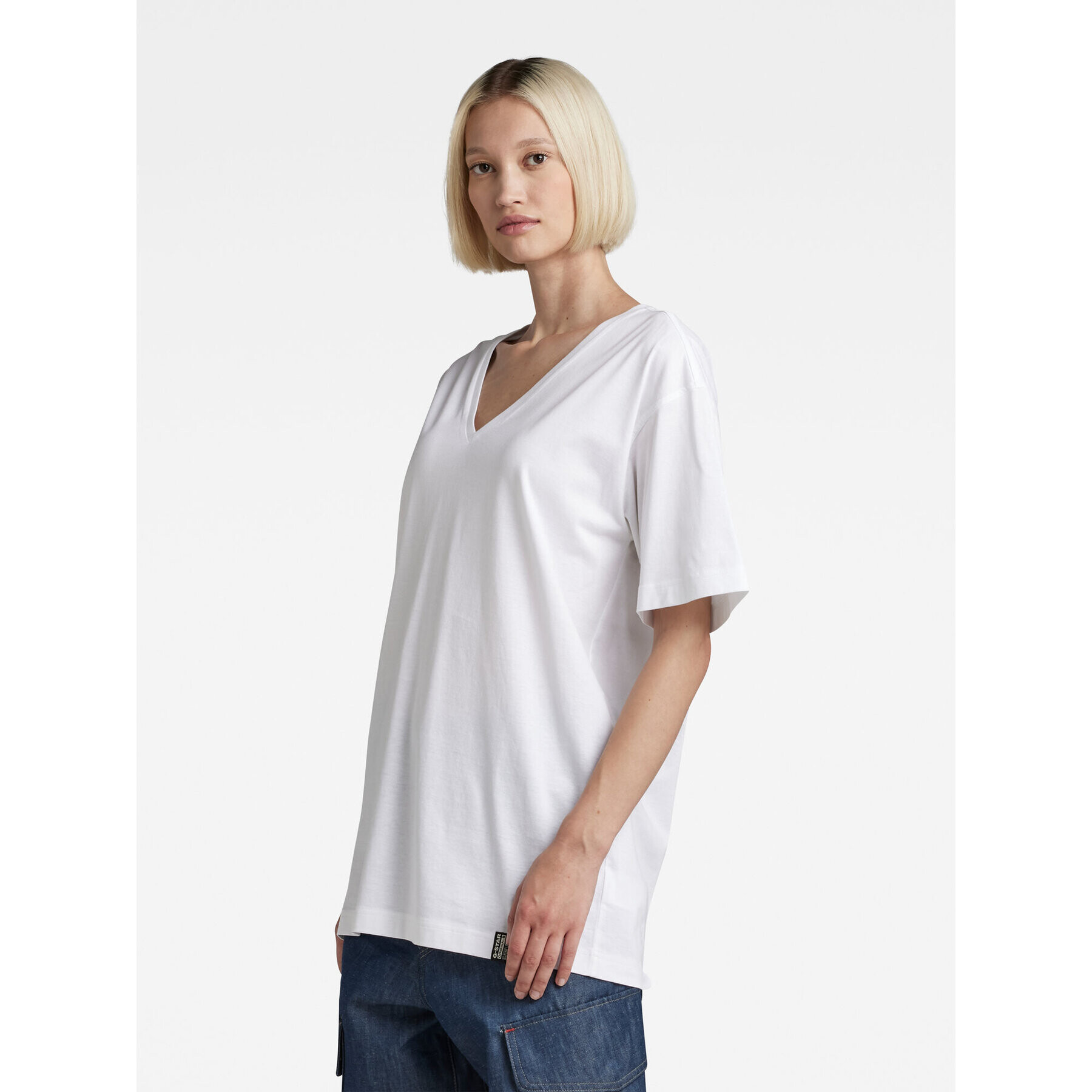 G-Star Raw Тишърт D22746-C539-110 Бял Relaxed Fit - Pepit.bg