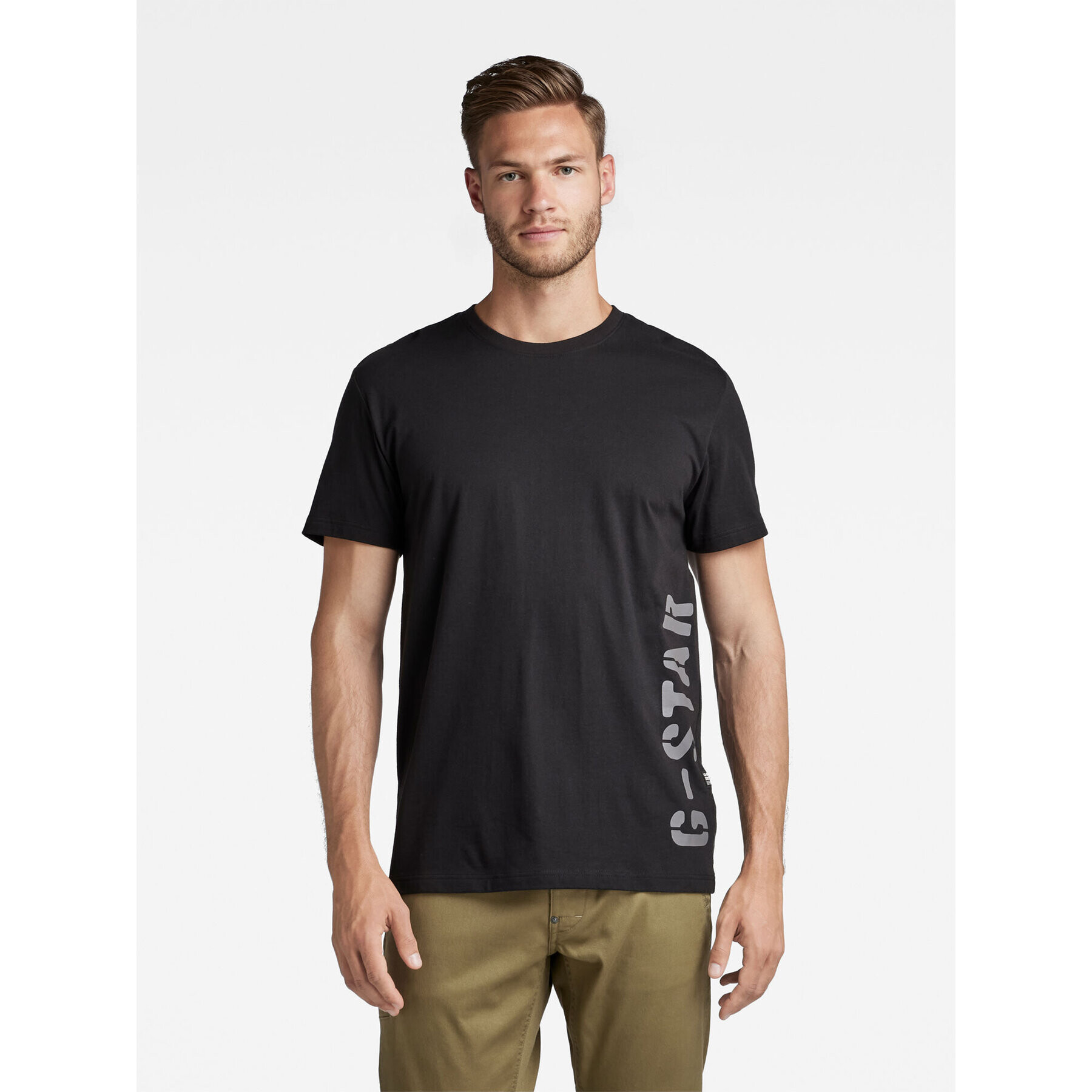 G-Star Raw Тишърт D22780-336-6484 Черен Regular Fit - Pepit.bg
