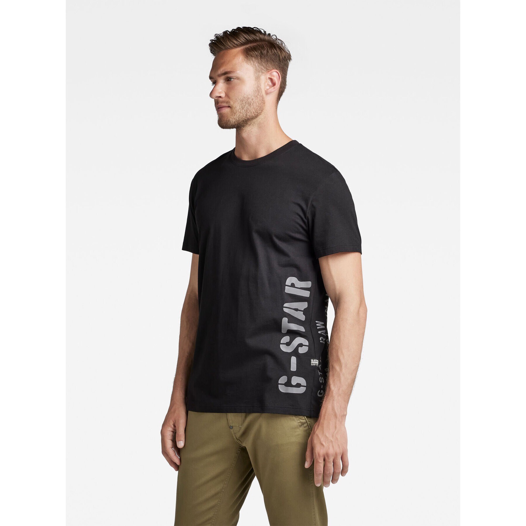 G-Star Raw Тишърт D22780-336-6484 Черен Regular Fit - Pepit.bg
