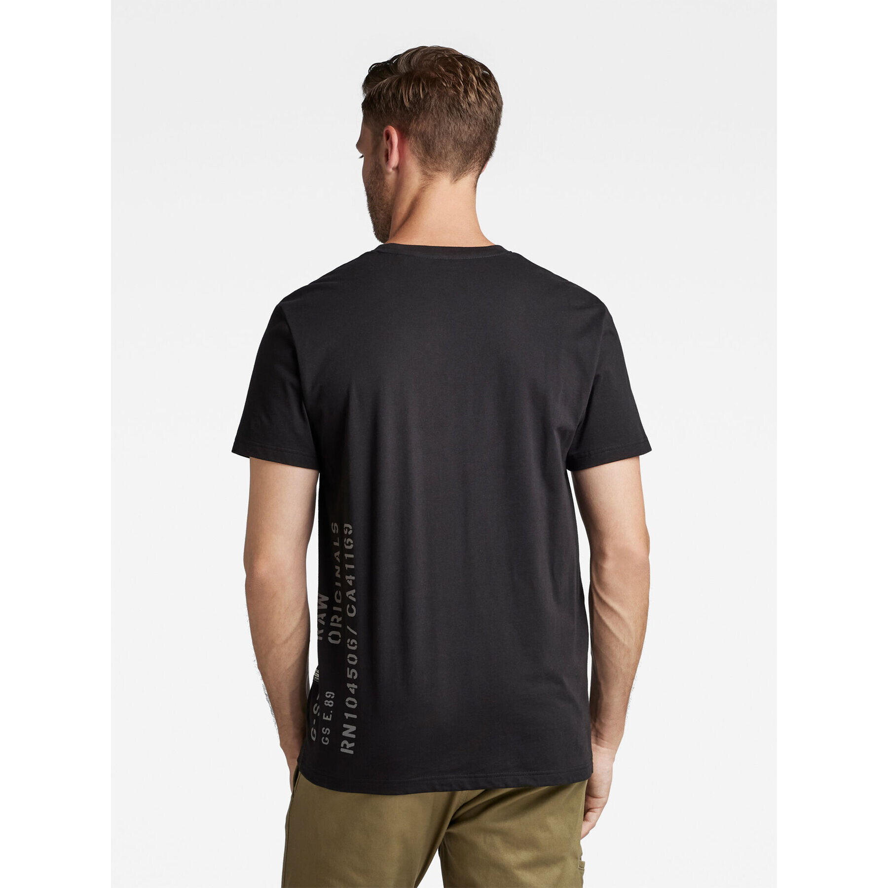 G-Star Raw Тишърт D22780-336-6484 Черен Regular Fit - Pepit.bg