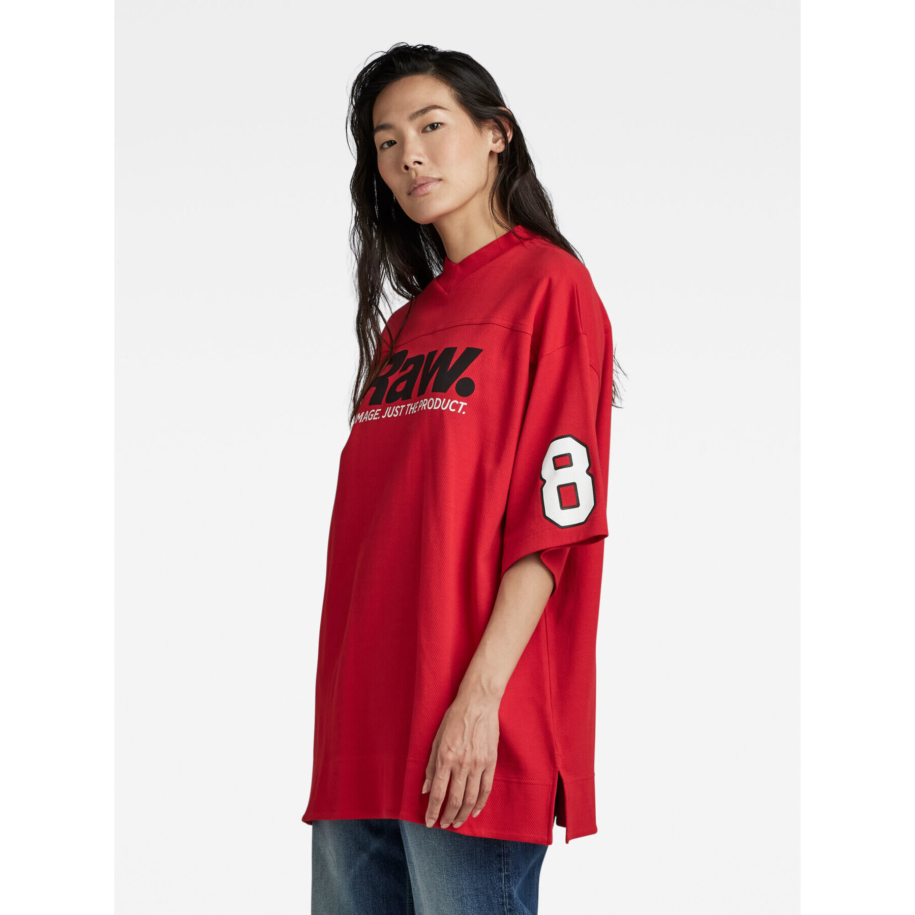 G-Star Raw Тишърт D22823-D275-A911 Червен Relaxed Fit - Pepit.bg
