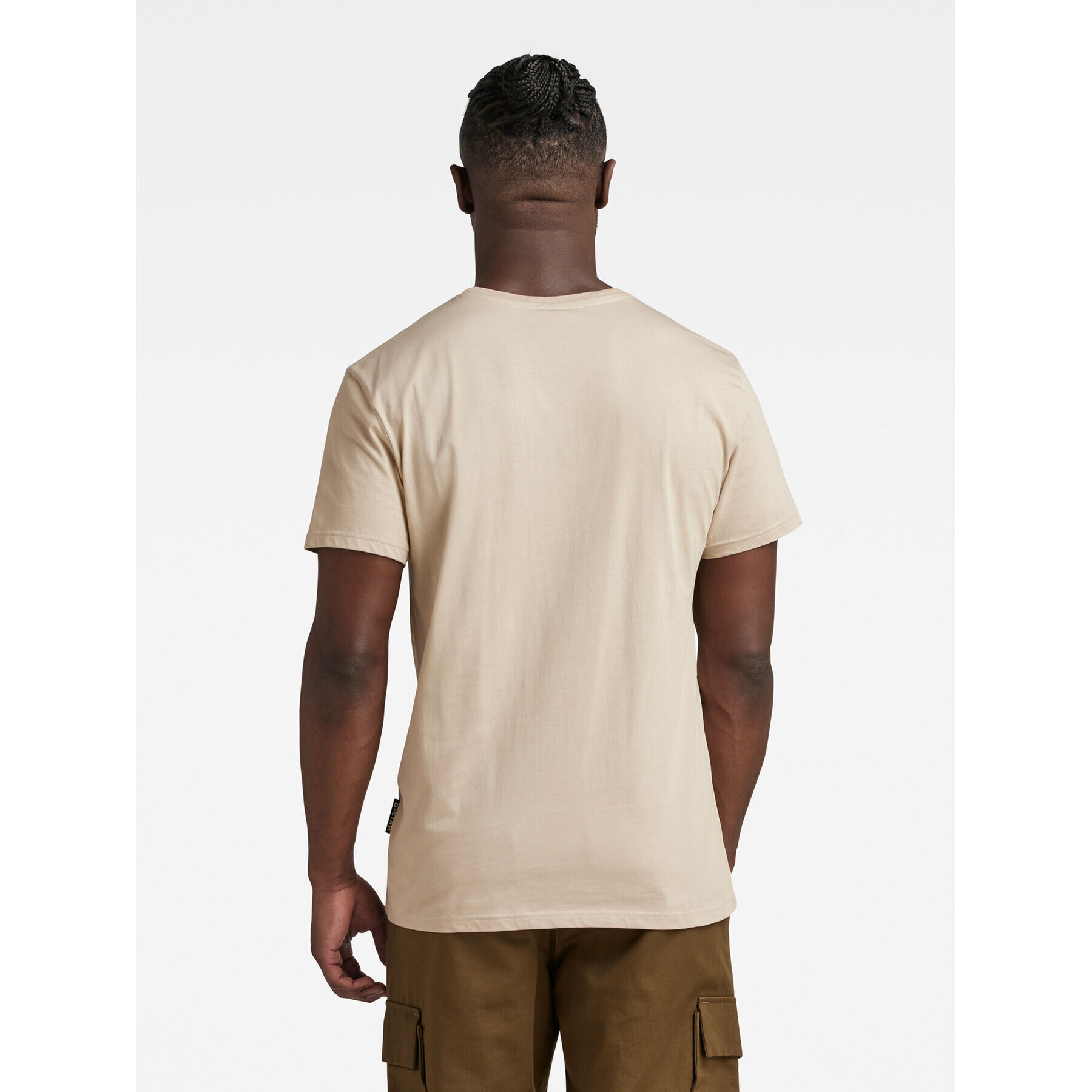 G-Star Raw Тишърт D23710-336-C531 Бежов Regular Fit - Pepit.bg
